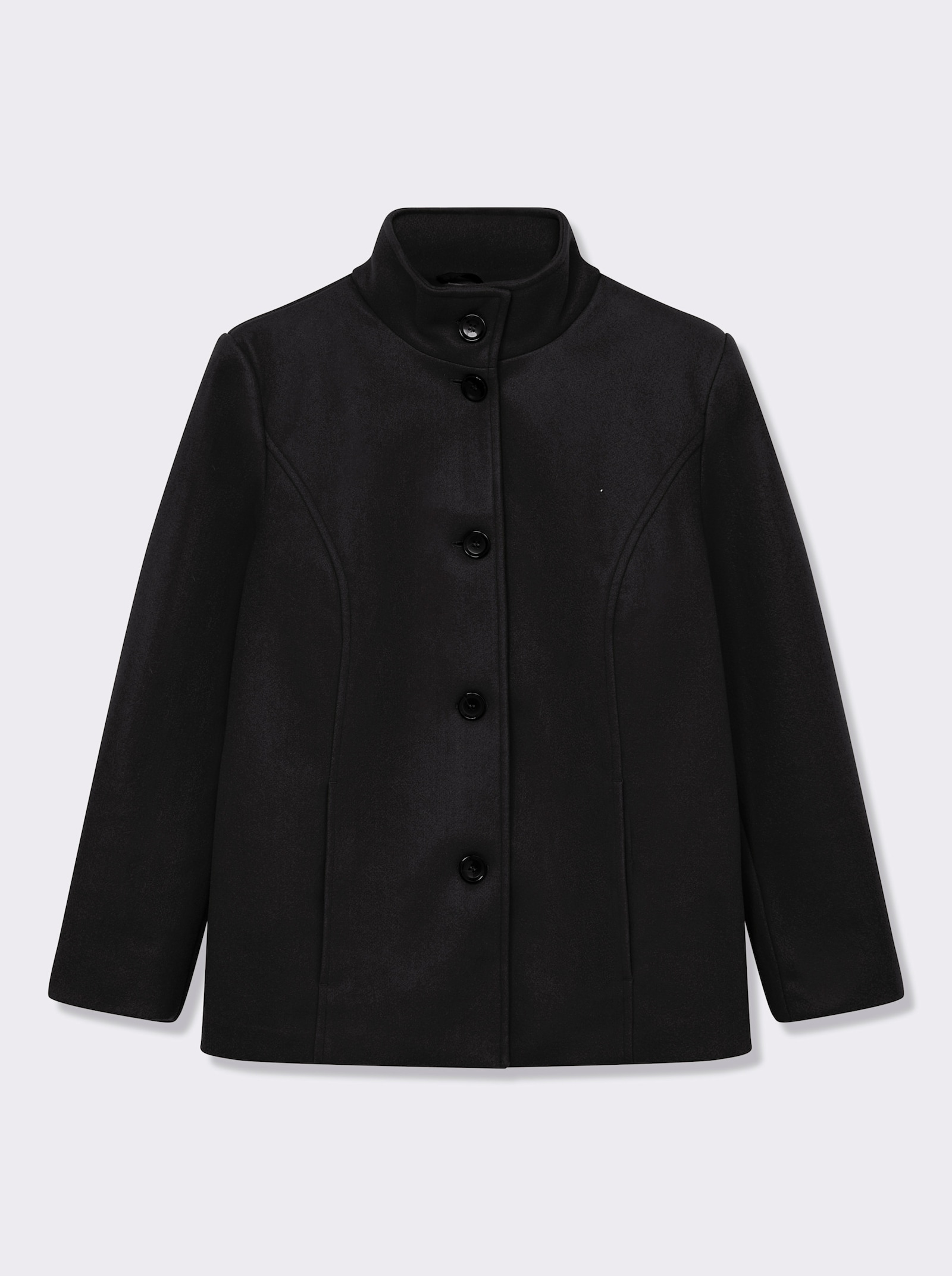 Jacke mit Schmuckknöpfen - schwarz