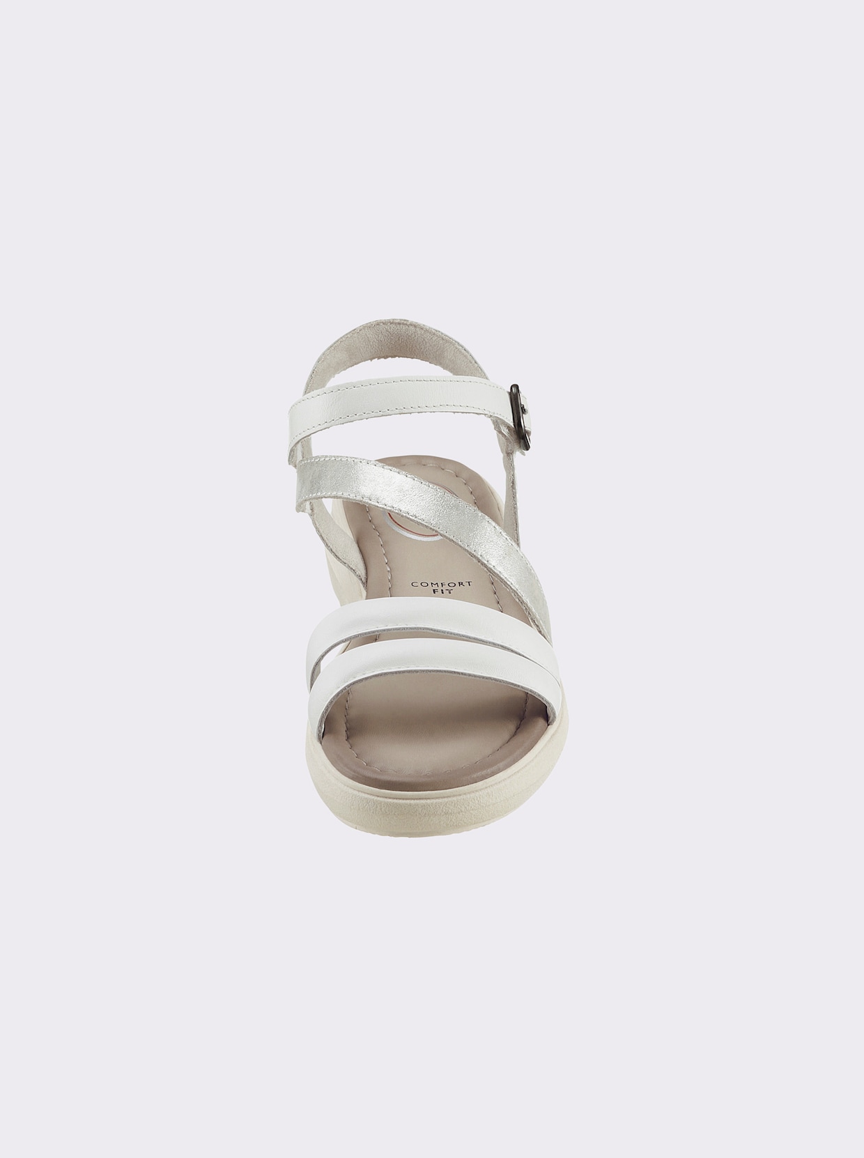 Tamaris sandalen - wit/zilver