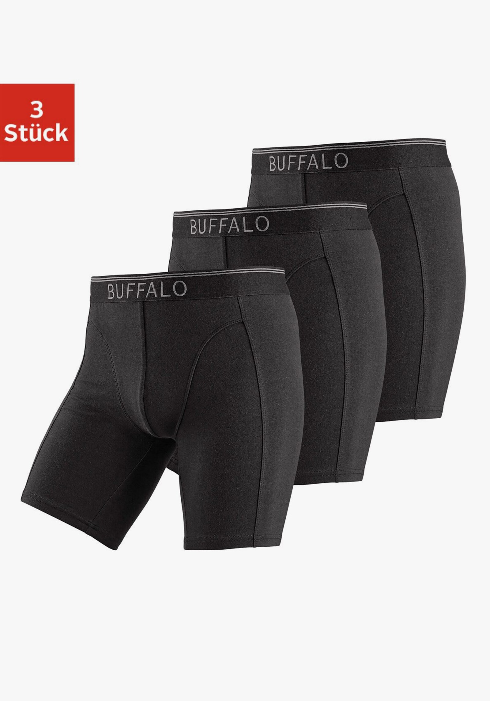 Buffalo Langer Boxer - schwarz