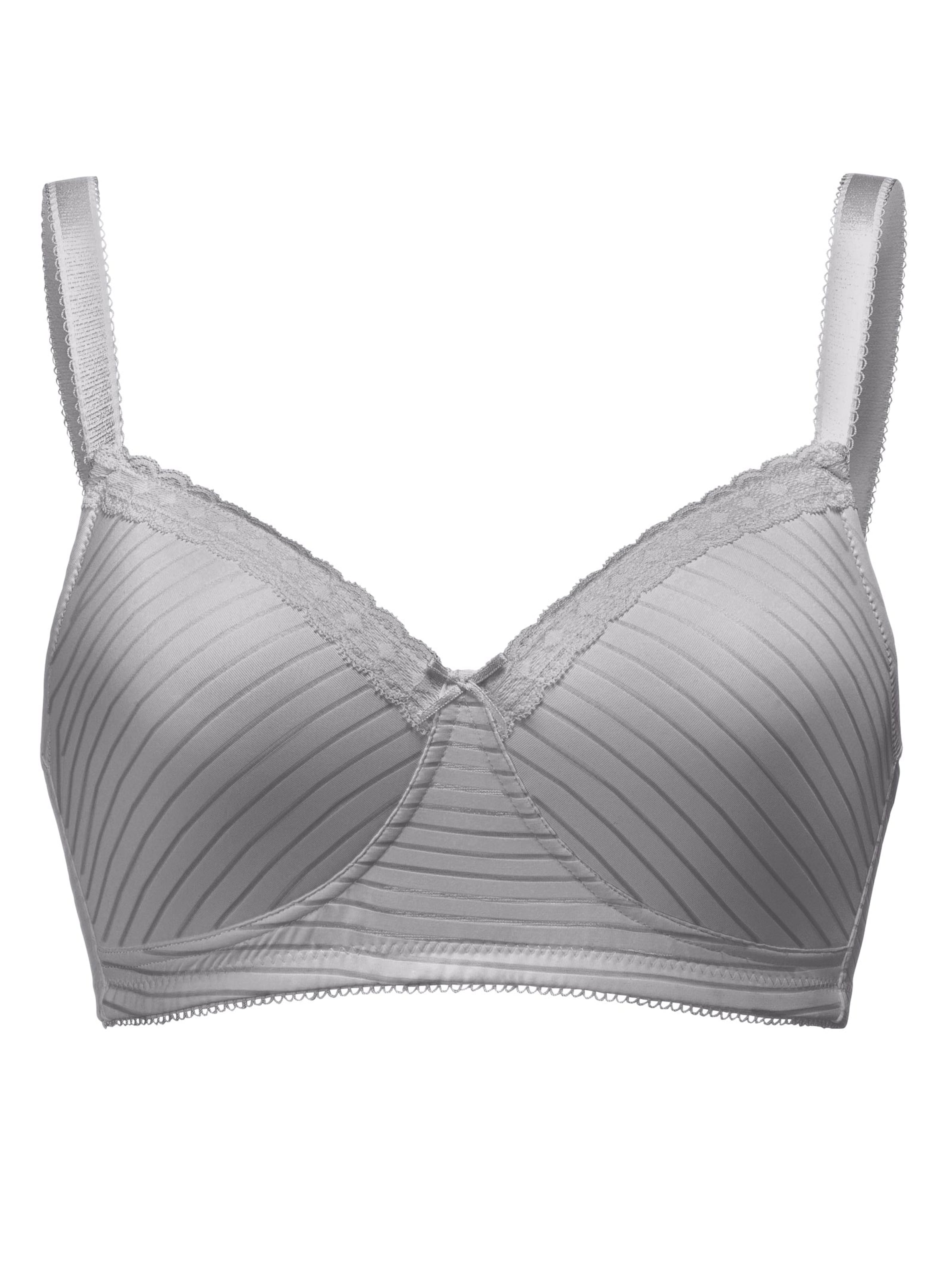 wäschepur Schalen-BH ohne Bügel - silberfarben