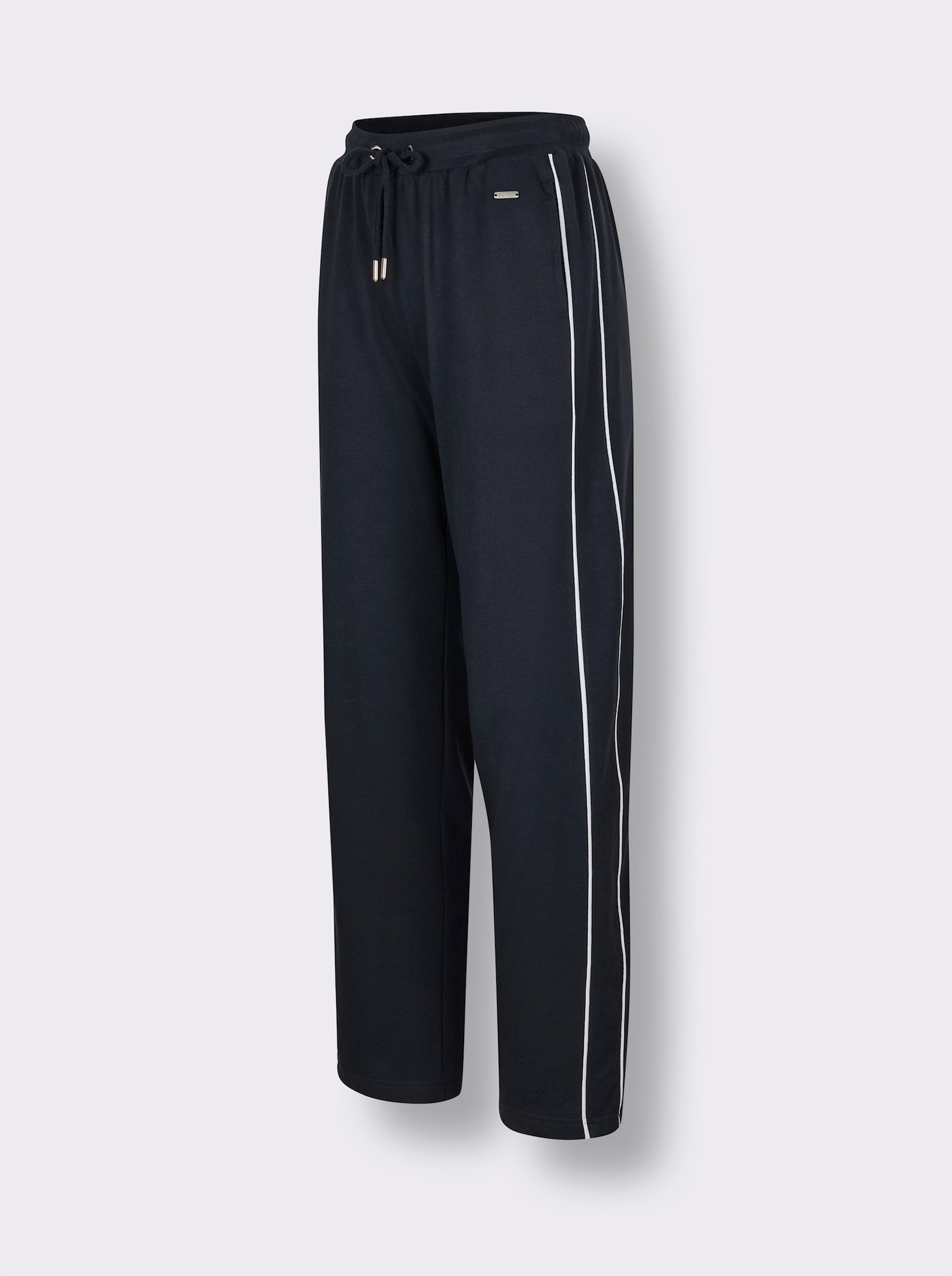 feel good broek - marine/wit