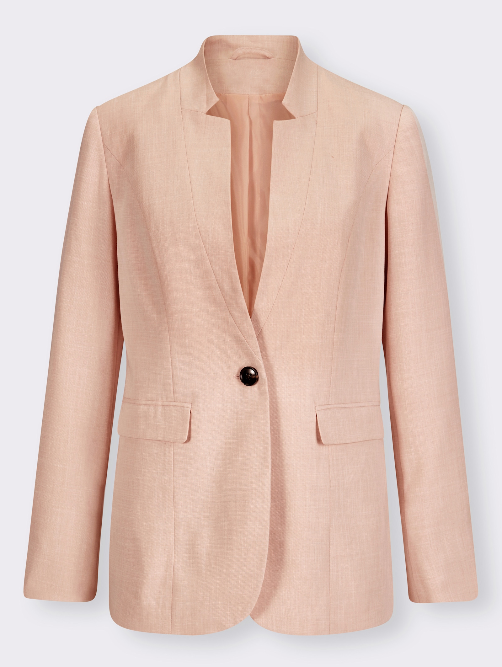 heine Blazer mit Stehkragen - rosé