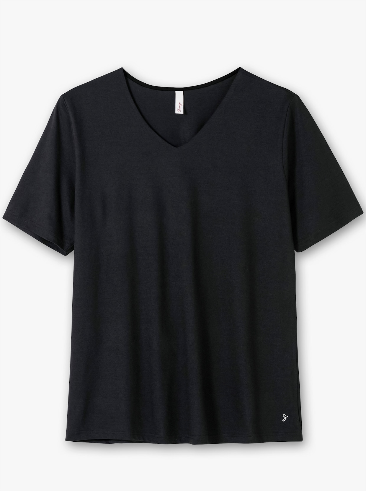sheego T-shirt - zwart