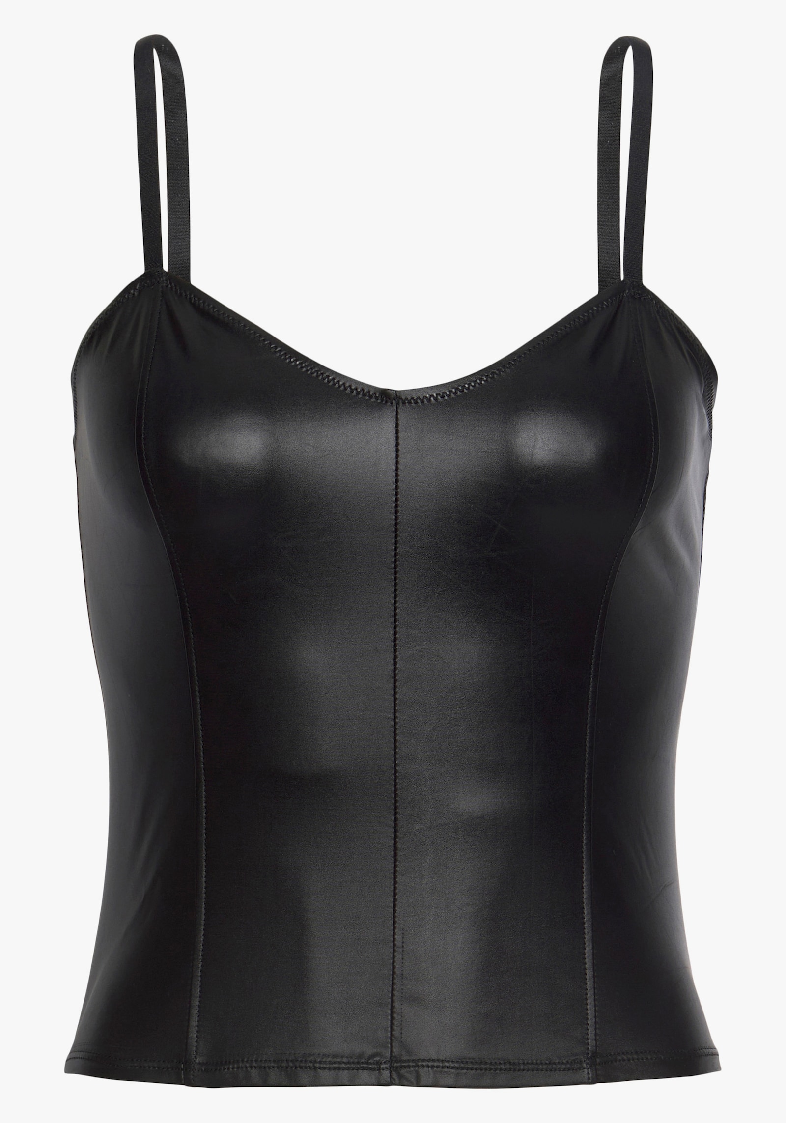 LASCANA Spaghettitop - schwarz