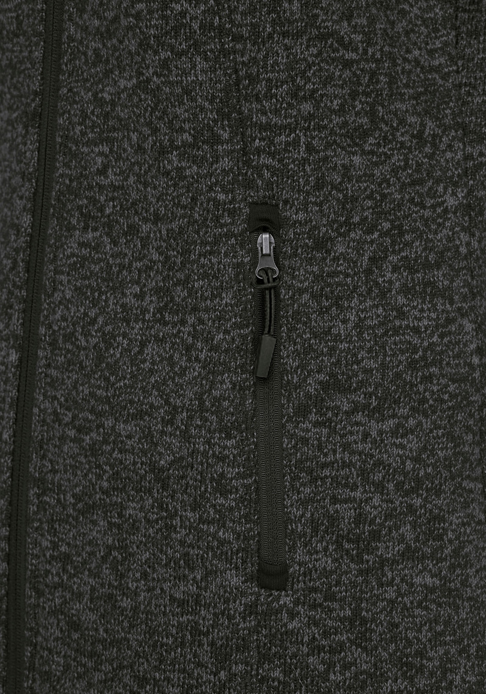 Polarino Strickfleecejacke - anthrazit