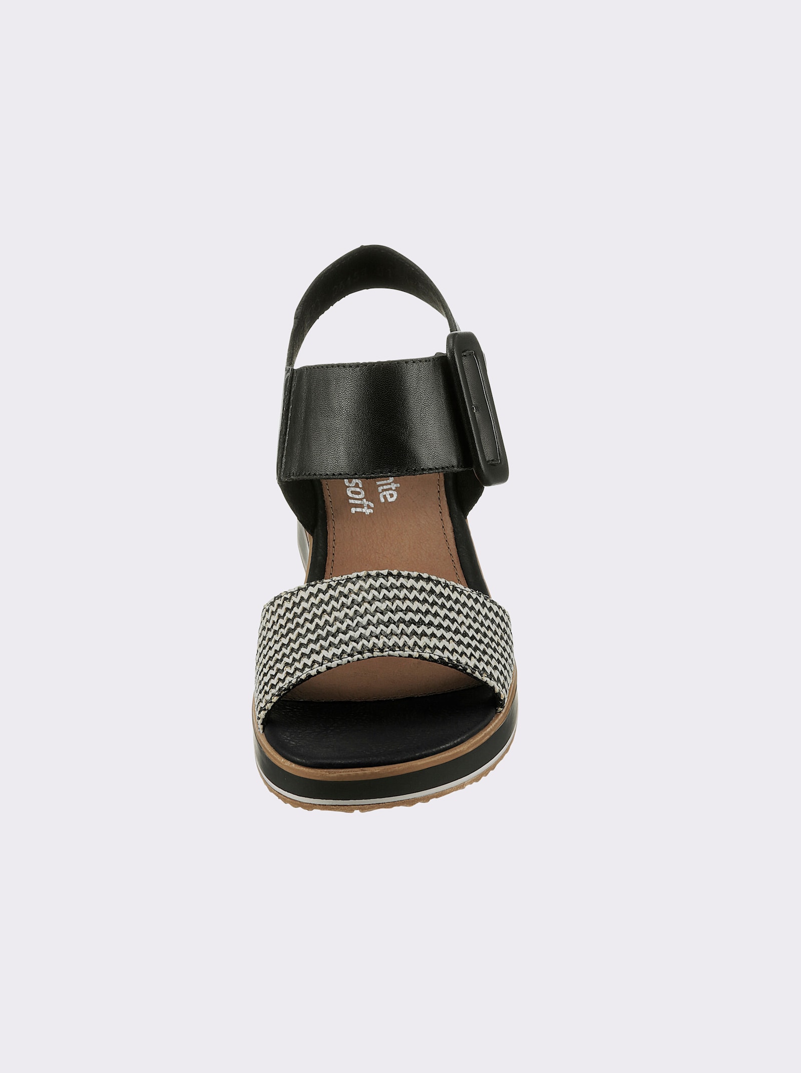 Remonte Sandale für schmale Füße - schwarz