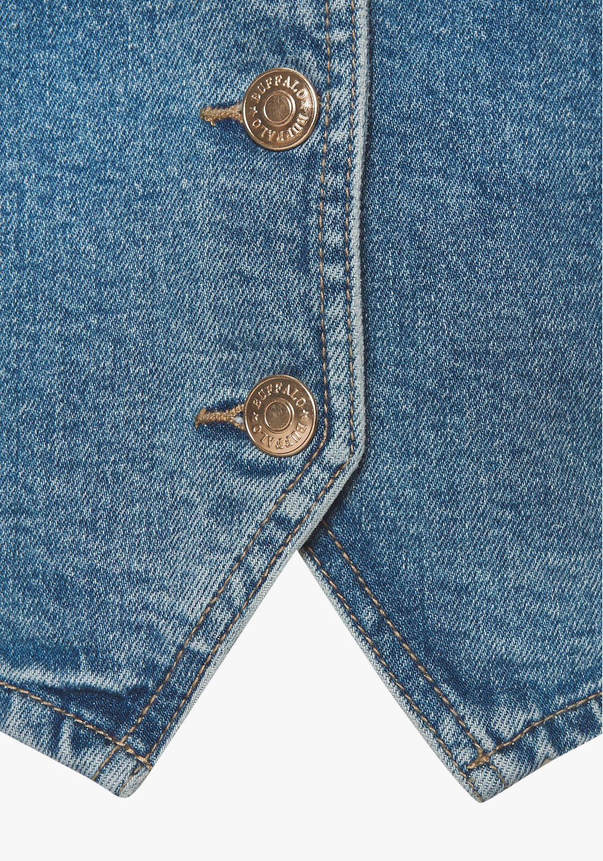 Buffalo Jeansgilet - blue washed