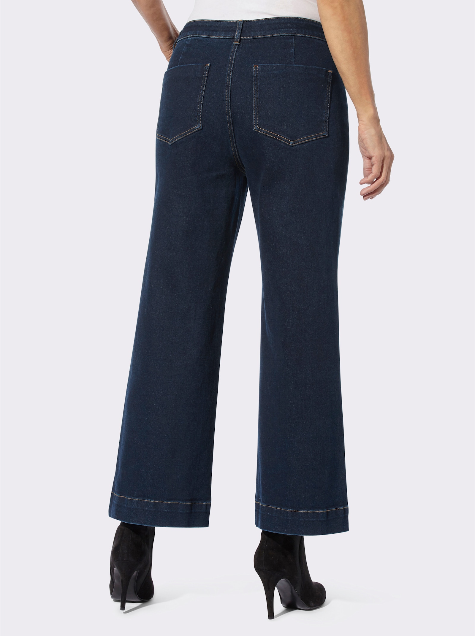 Culotte mit Schmuckknopf vorne - dark blue