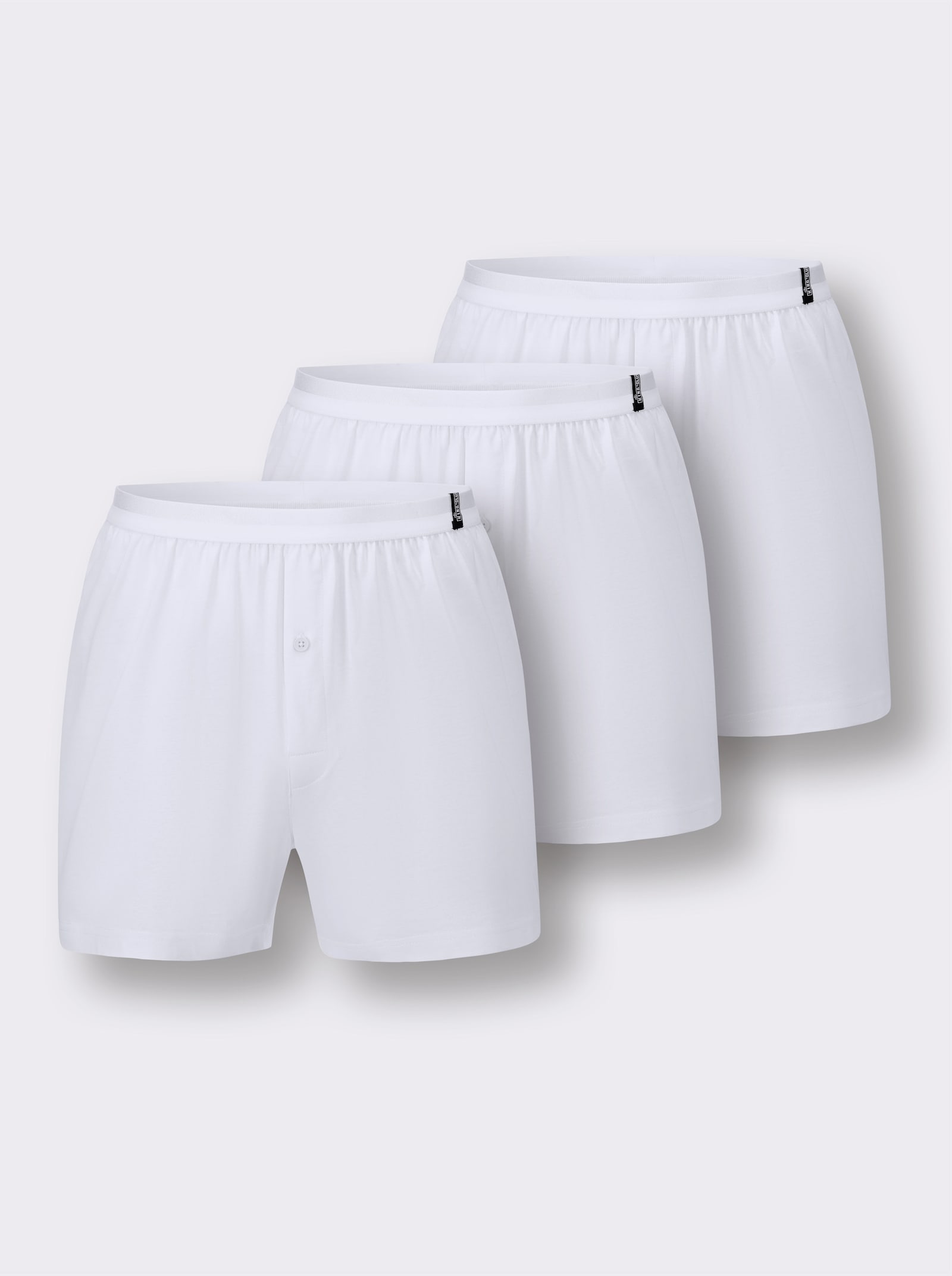 KINGsCLUB Boxershorts - 3x weiß