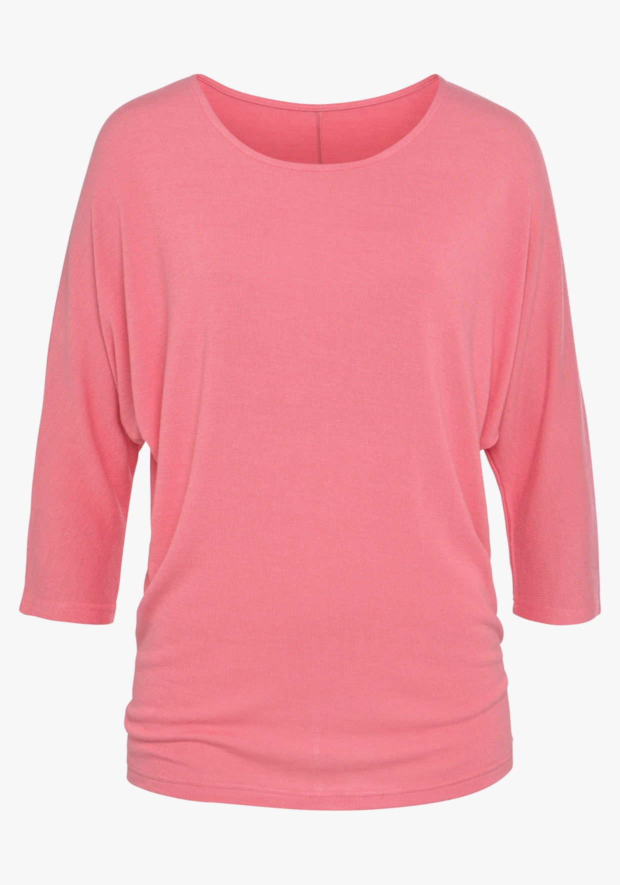 LASCANA Shirt met 3/4-mouw - zalm