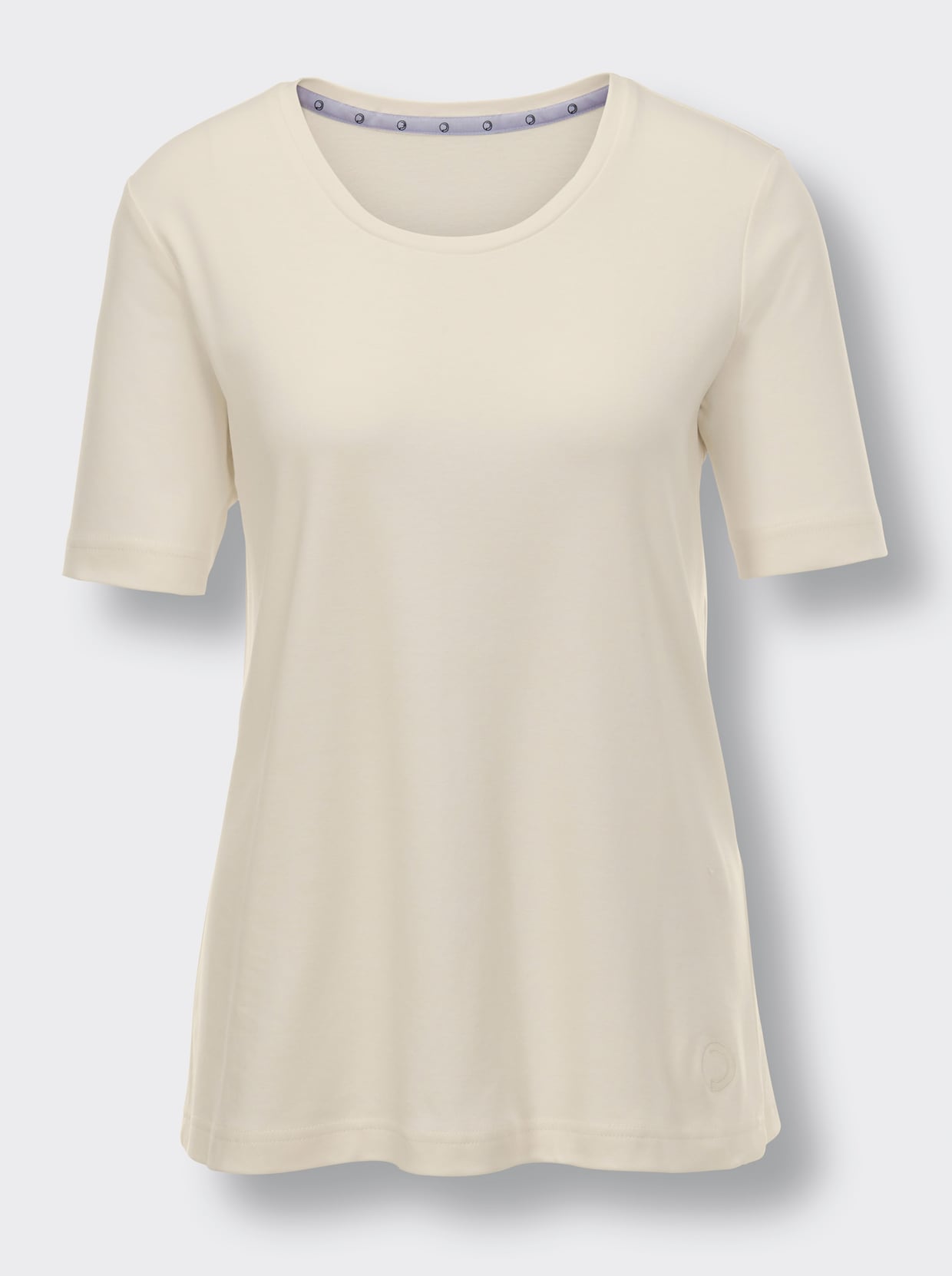 CREATION L PREMIUM T-shirt coton - couleur ivoire