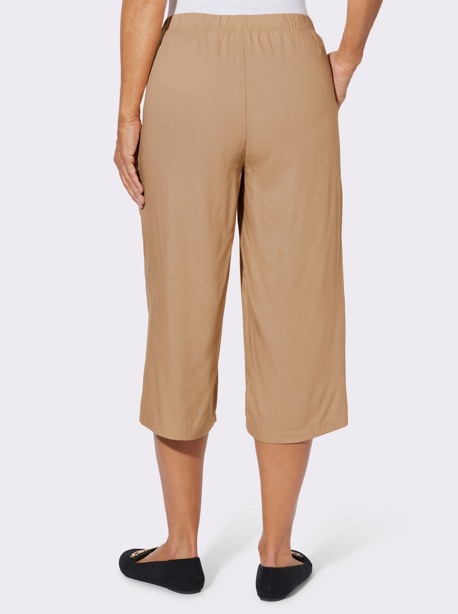 Hosenrock mit Rundum-Dehnbund - camel