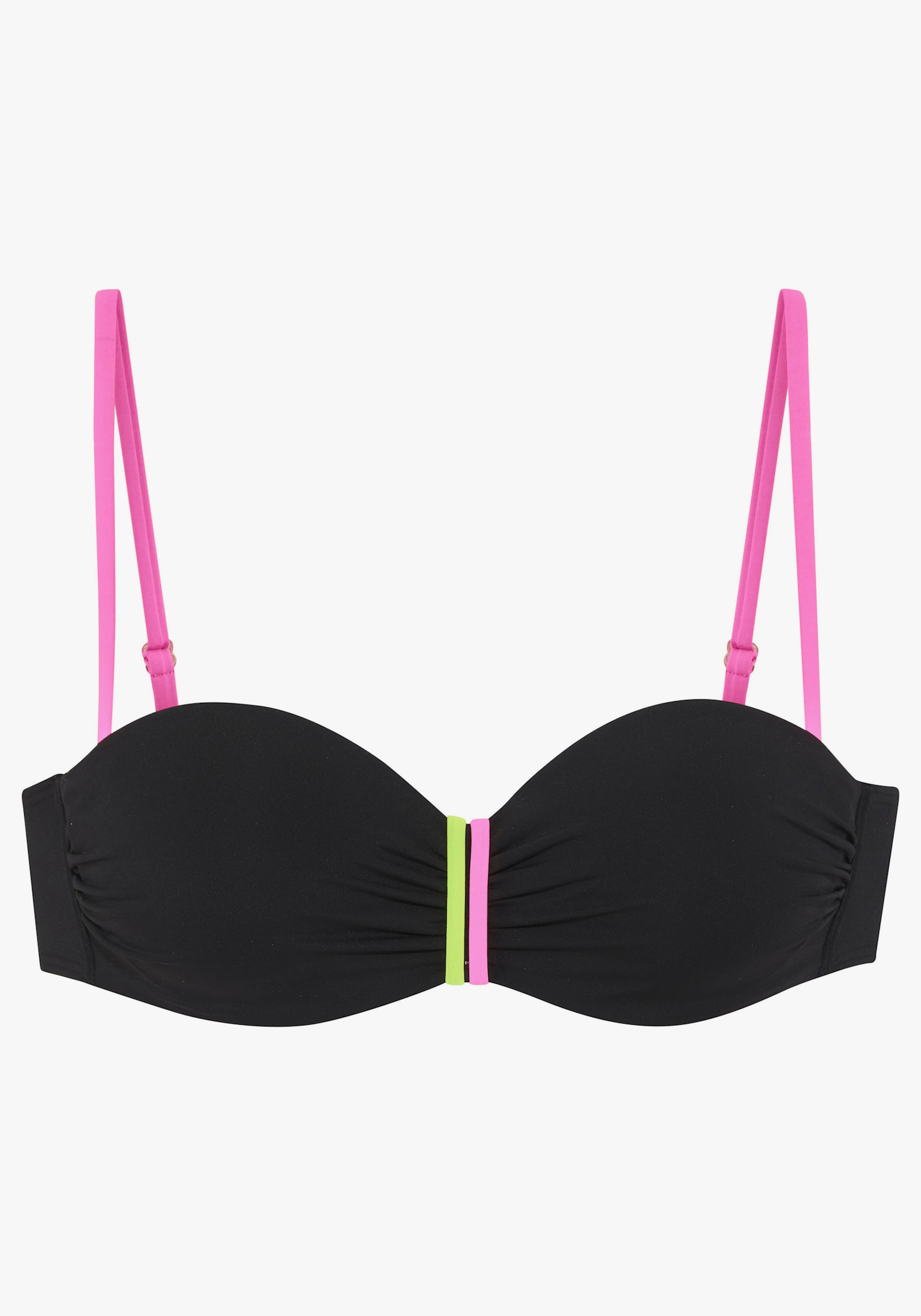 Buffalo Bügel-Bandeau-Bikini-Top - schwarz