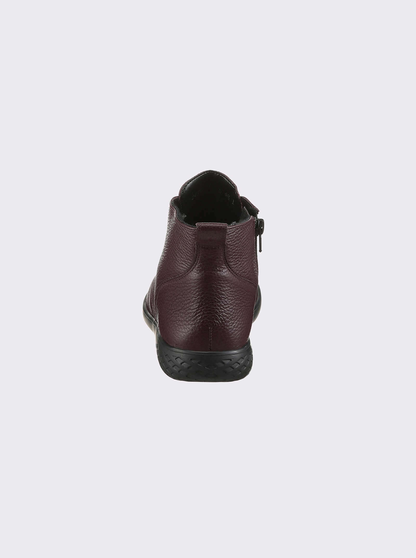 Waldläufer Stiefelette mit wärmendem Futter - dunkelrot