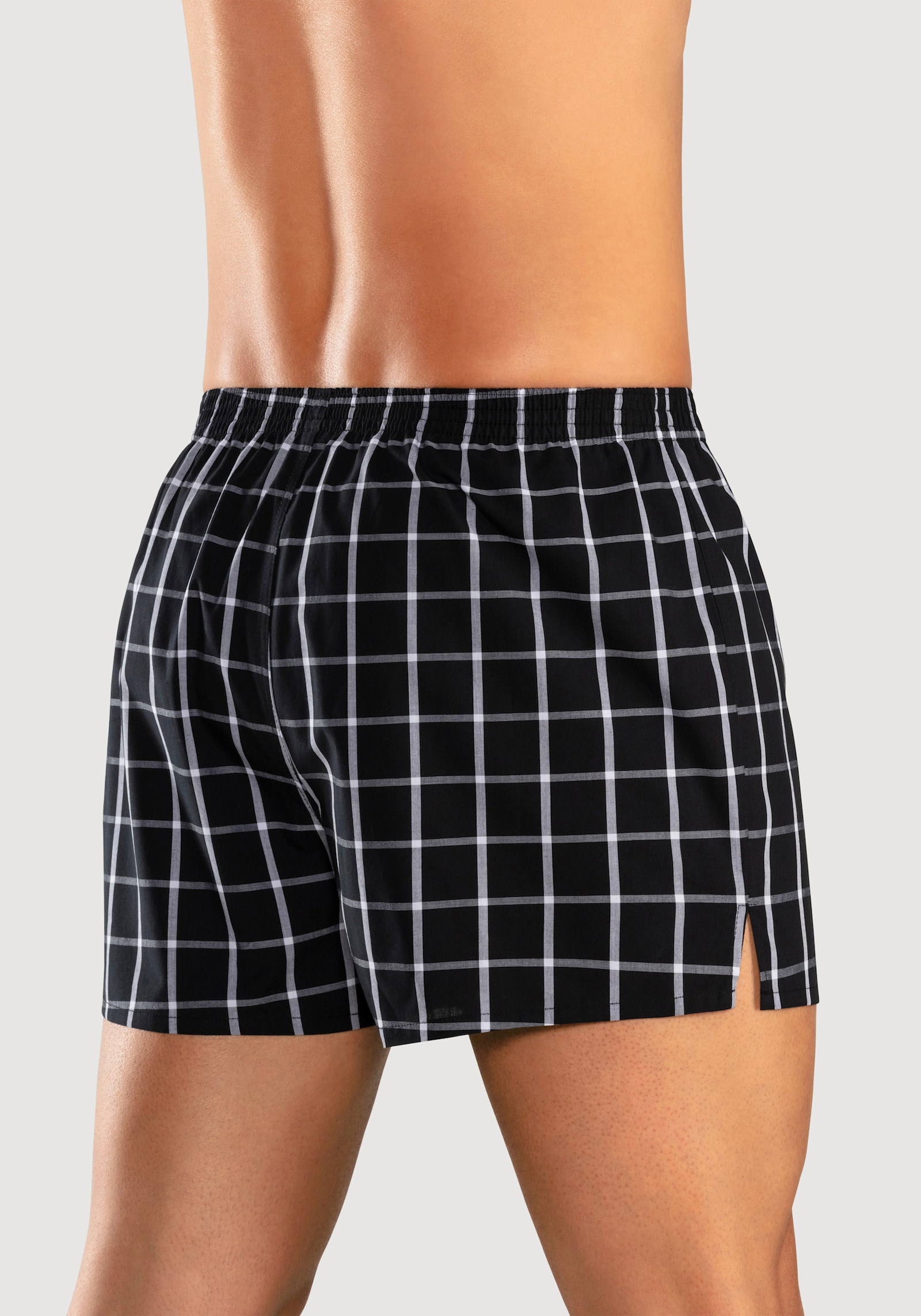 AUTHENTIC LE JOGGER Webboxer - schwarz-weiß