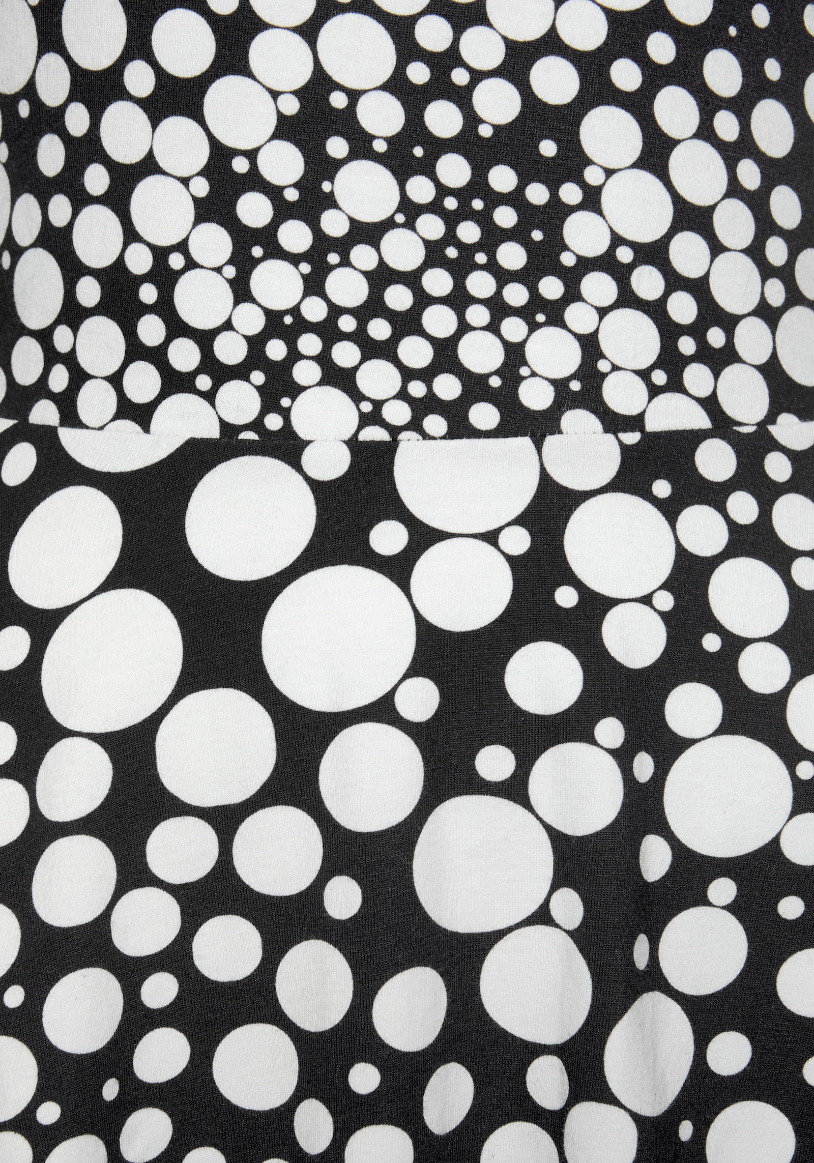 Beachtime Strandkleid - schwarz-weiß-bedruckt