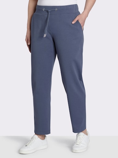 sheego Jogg Pants mit schmalem Bein - rauchblau