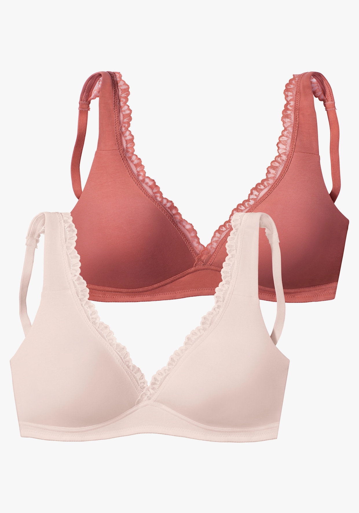 petite fleur Soutien-gorge doux - poudre + cuivre
