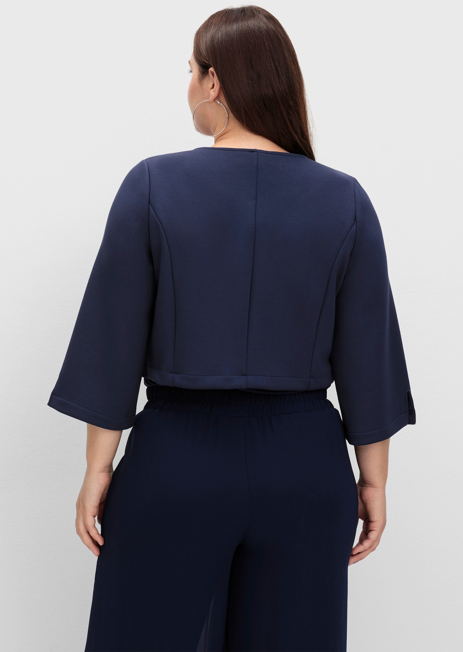 sheego Bolerojack met 3/4-mouwen - marine