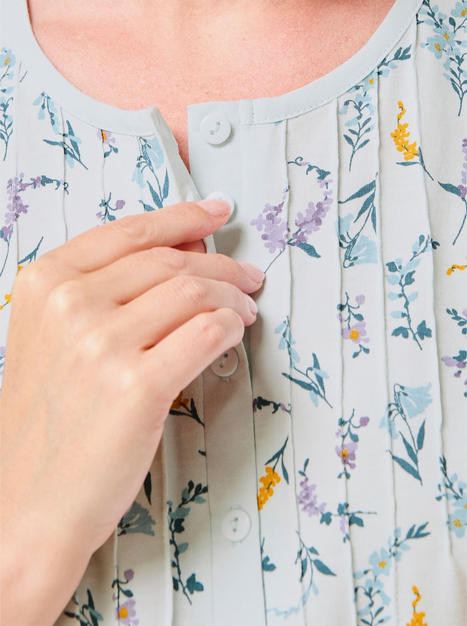 Comtessa Capri-Anzug - kalkmint-bedruckt