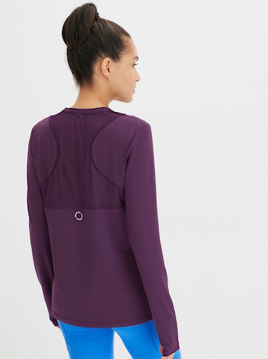 Catamaran Sports Funktionsshirt mit abgerundetem Saum - traube