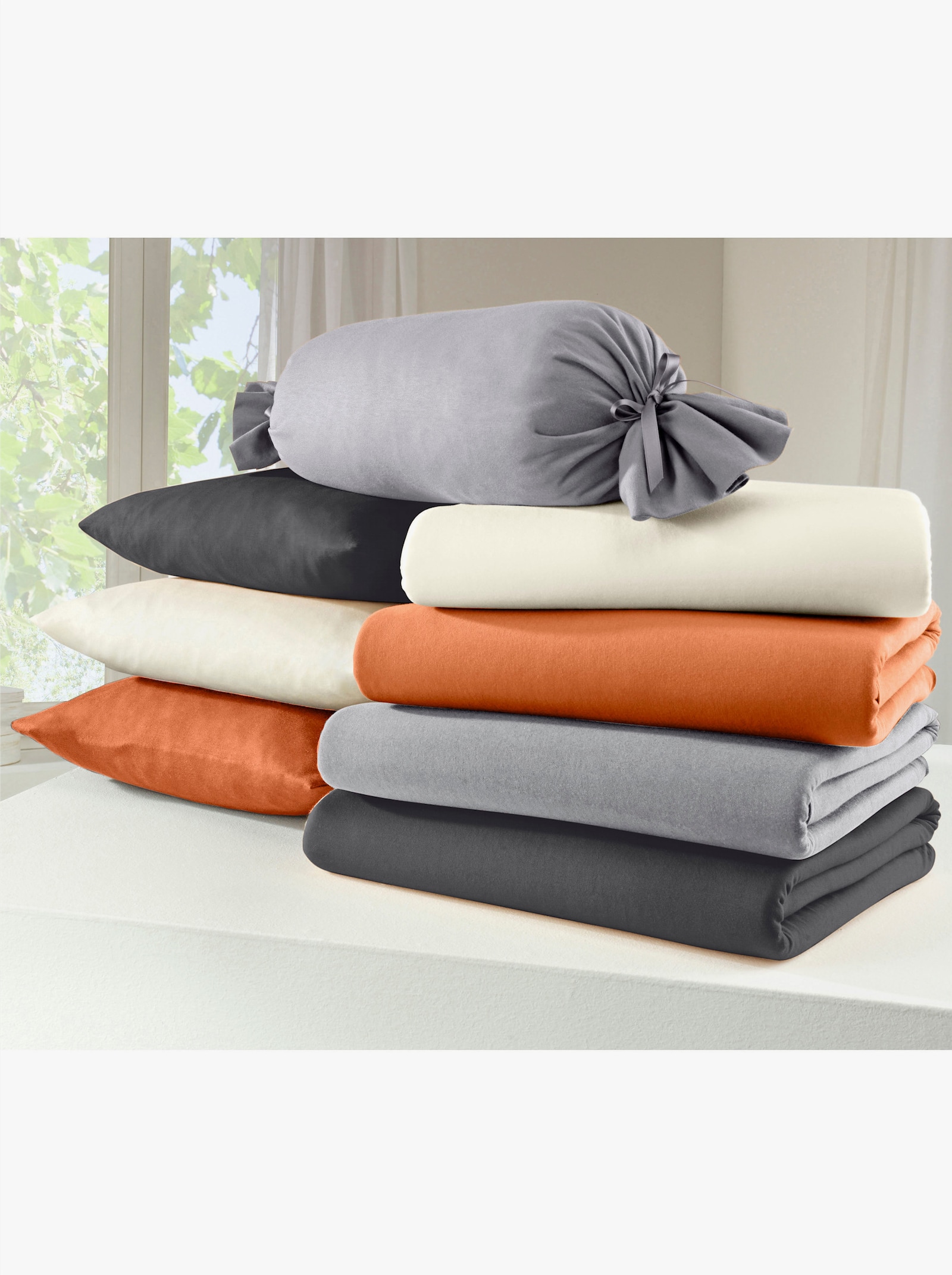 Estella Kissenbezüge - anthrazit