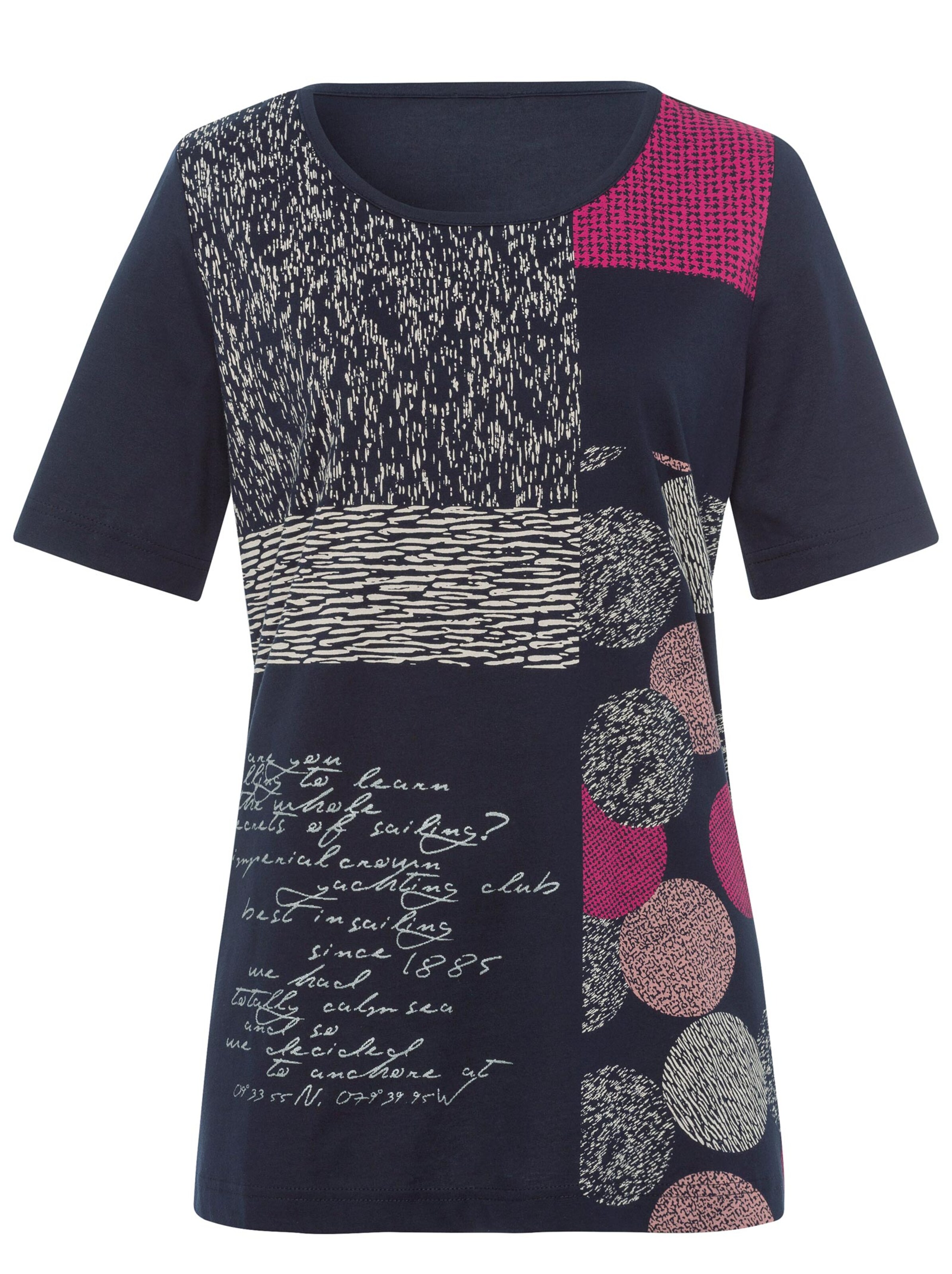 Shirt - marine-bedruckt