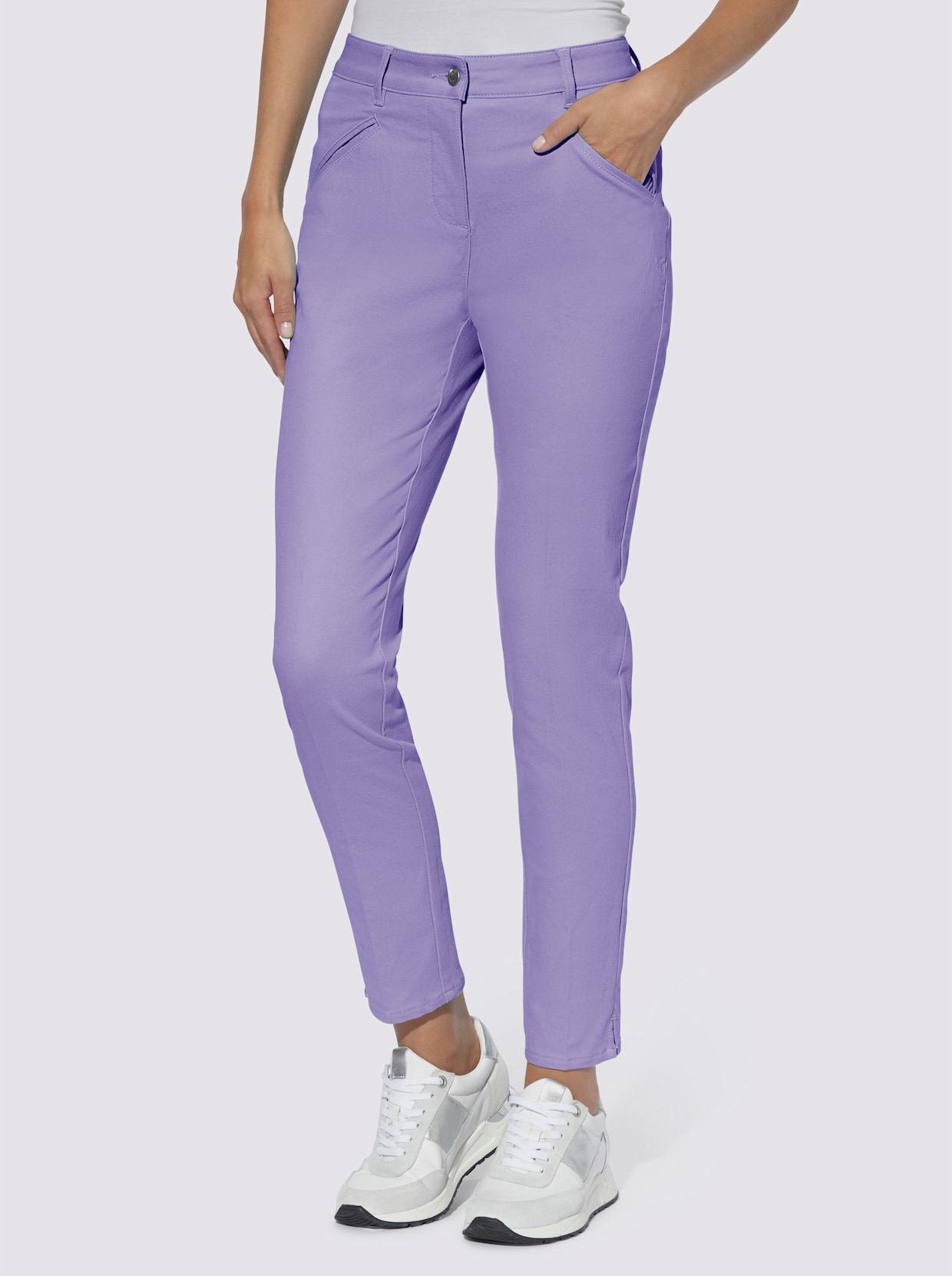 heine Twill-Hose - lavendel