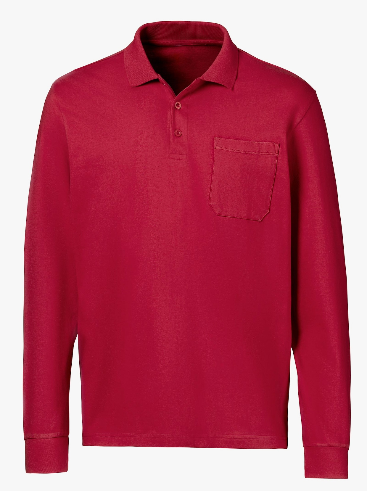 Poloshirt - schwarz + rot