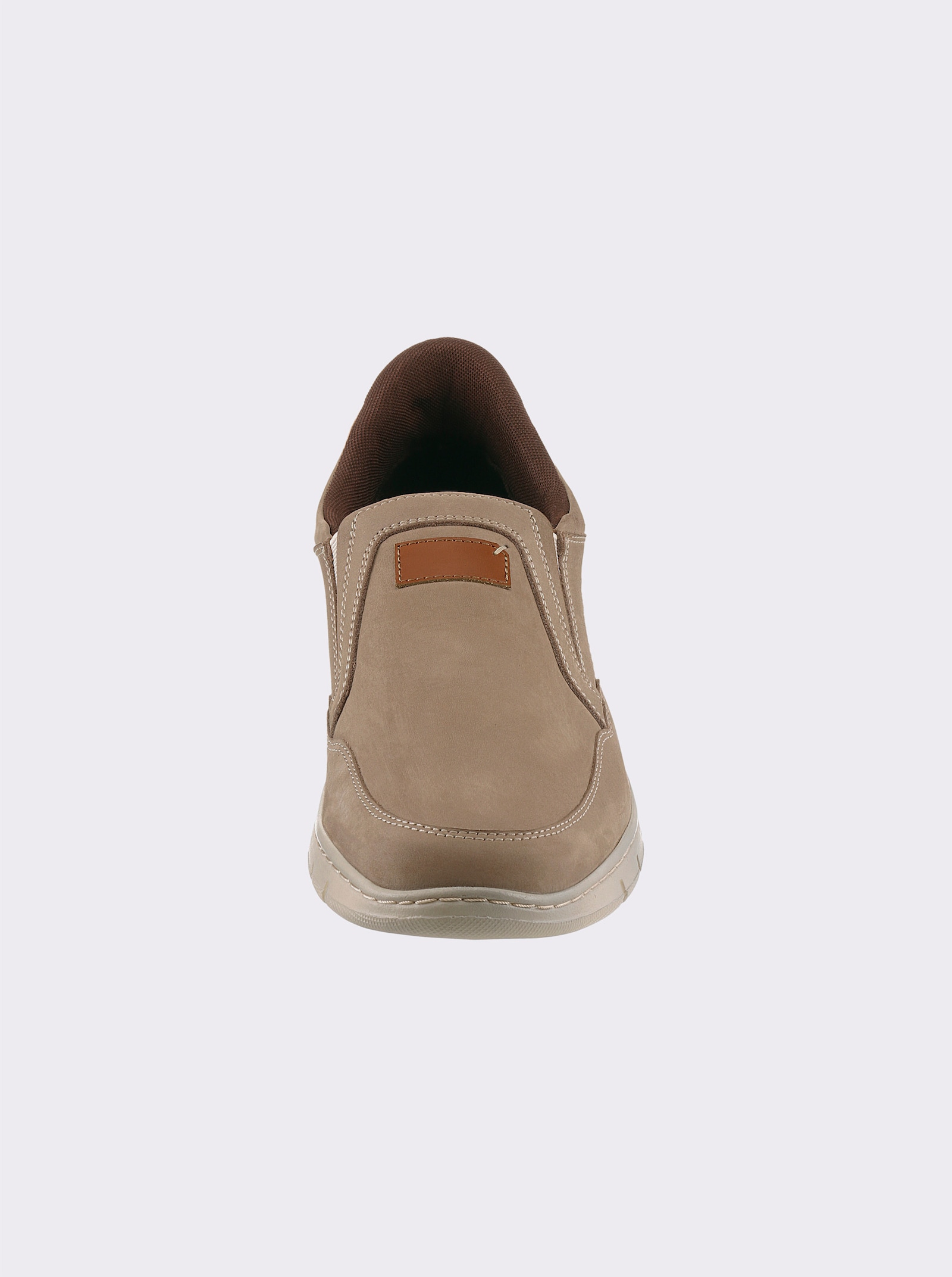 Naturläufer Slip-On Sneaker für einfaches Anziehen - sand