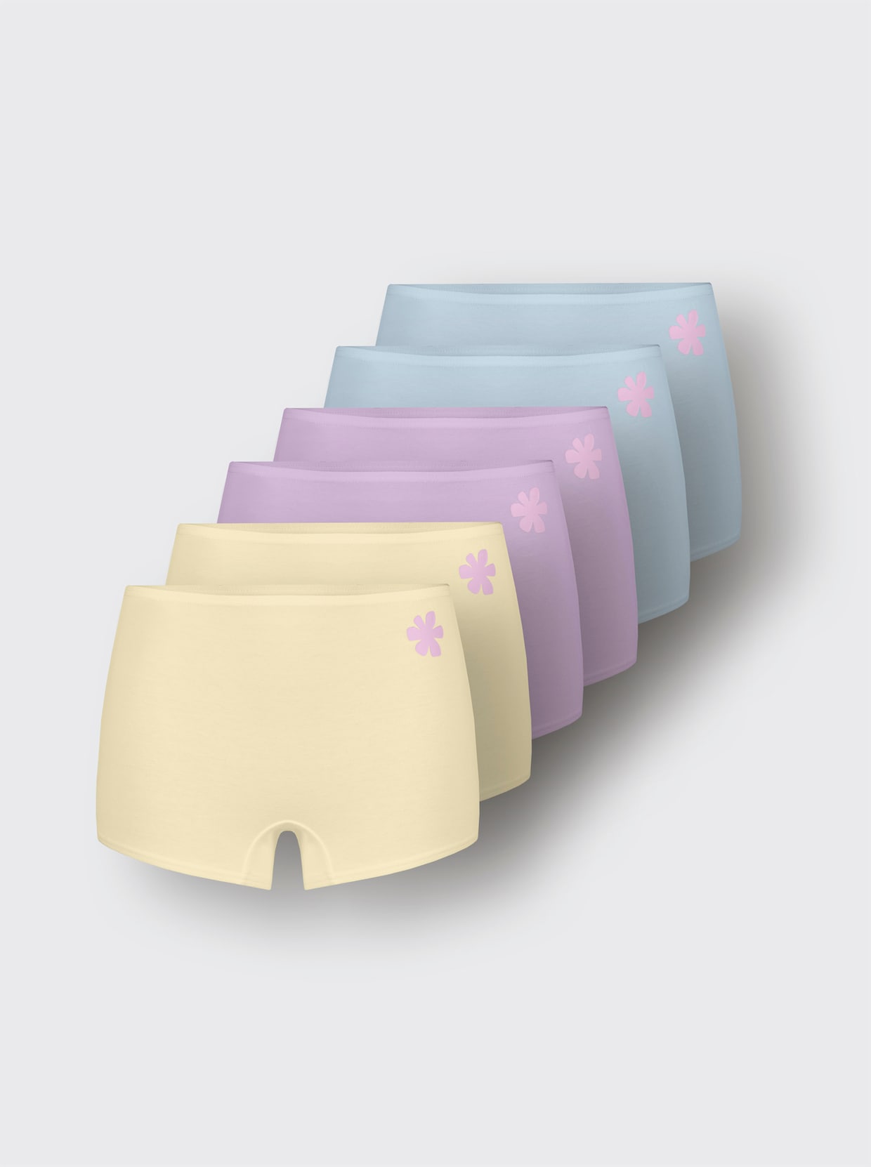 wäschepur Panty - 2x lichtblauw + 2x vanille + 2x lila