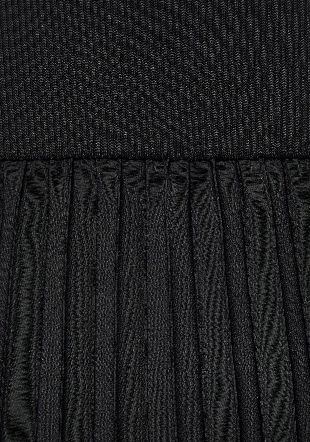 LASCANA Robe mi-longue - noir