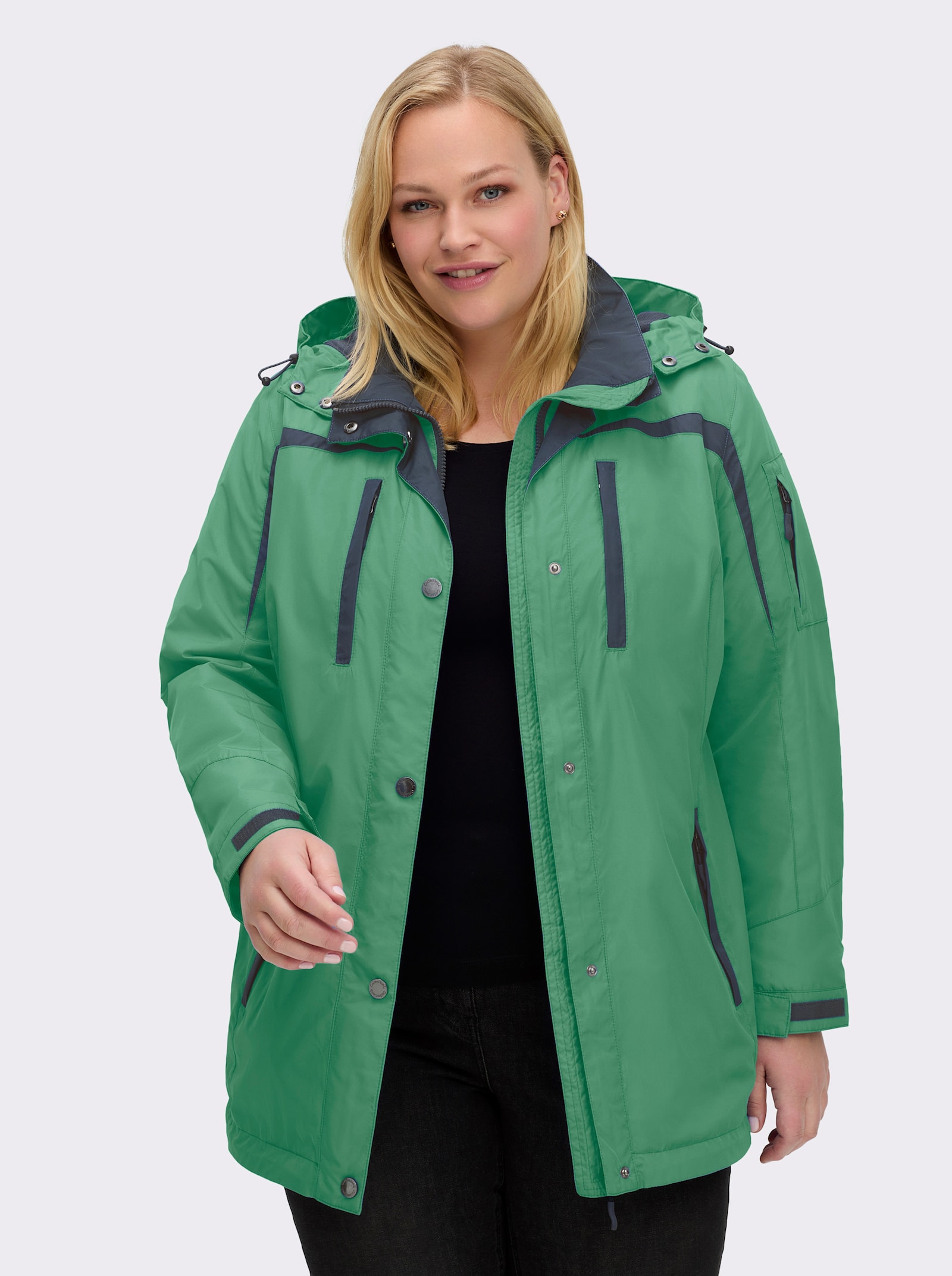 Funktionsjacke wind- und wasserabweisend - grün