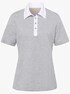 Poloshirt - grau-meliert