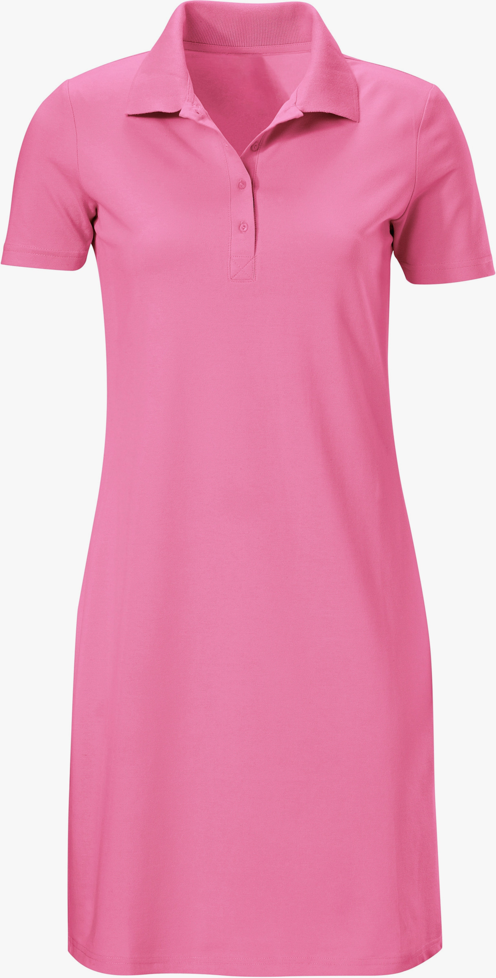 heine Polokleid in Pikee-Qualität - pink