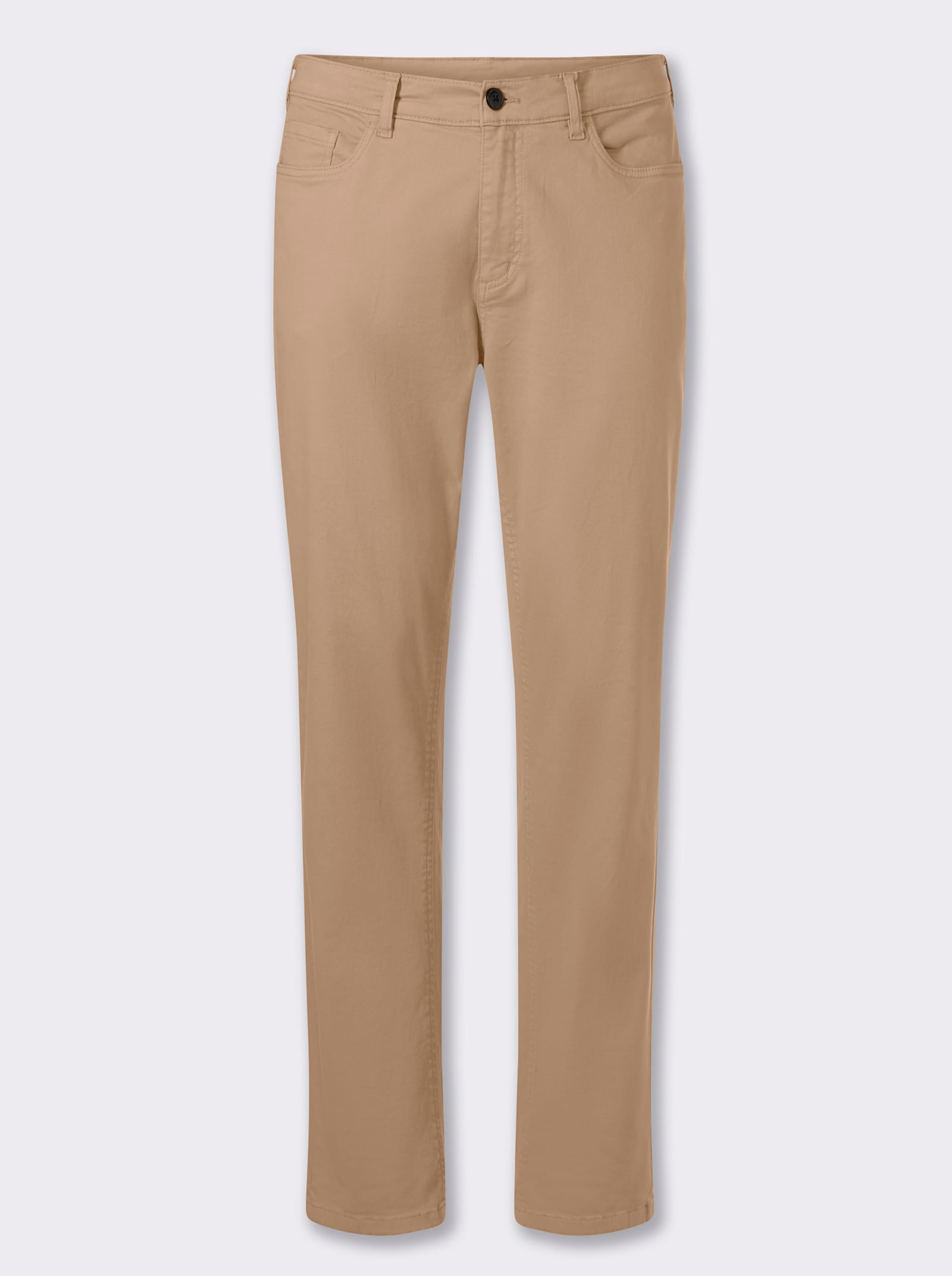 Marco Donati 5-pocketsbroek van twill - camel
