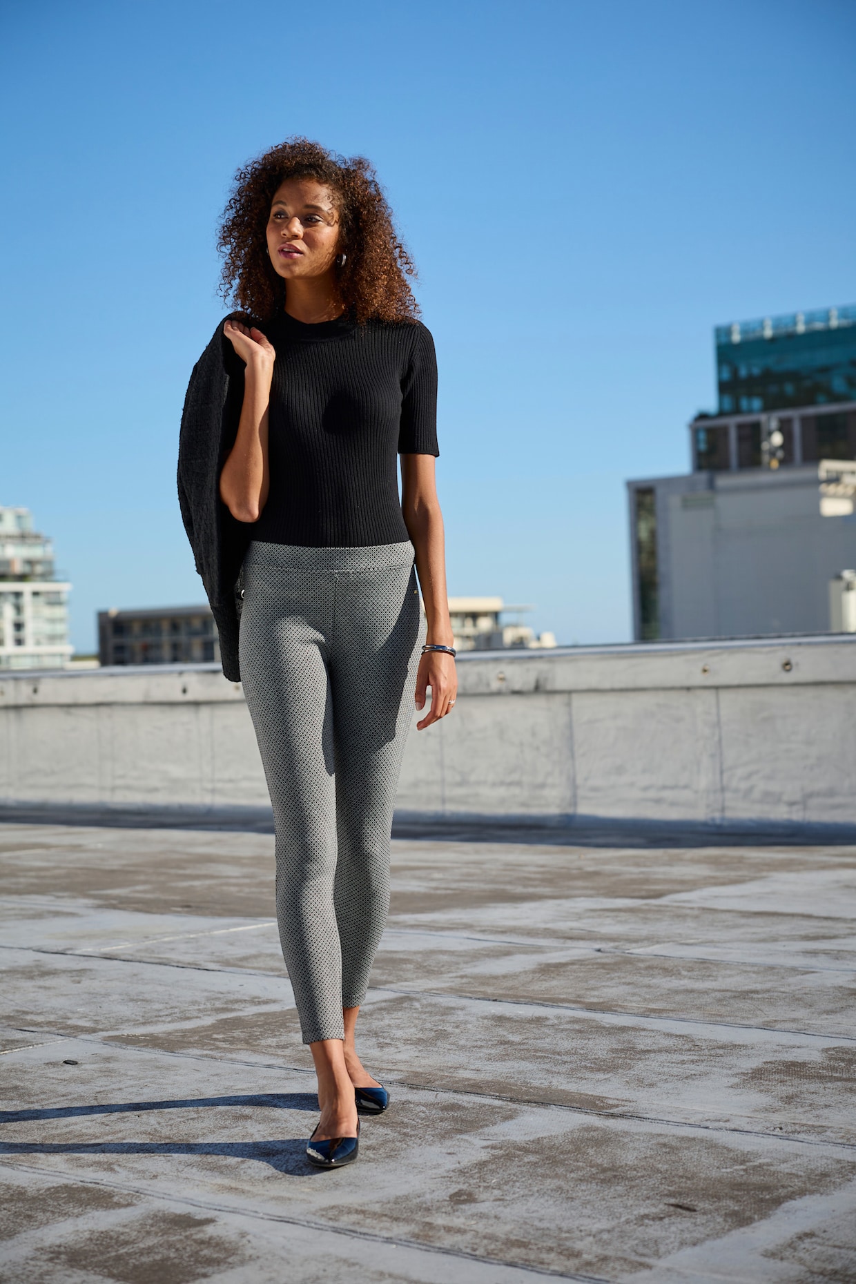 LASCANA Legging - gris