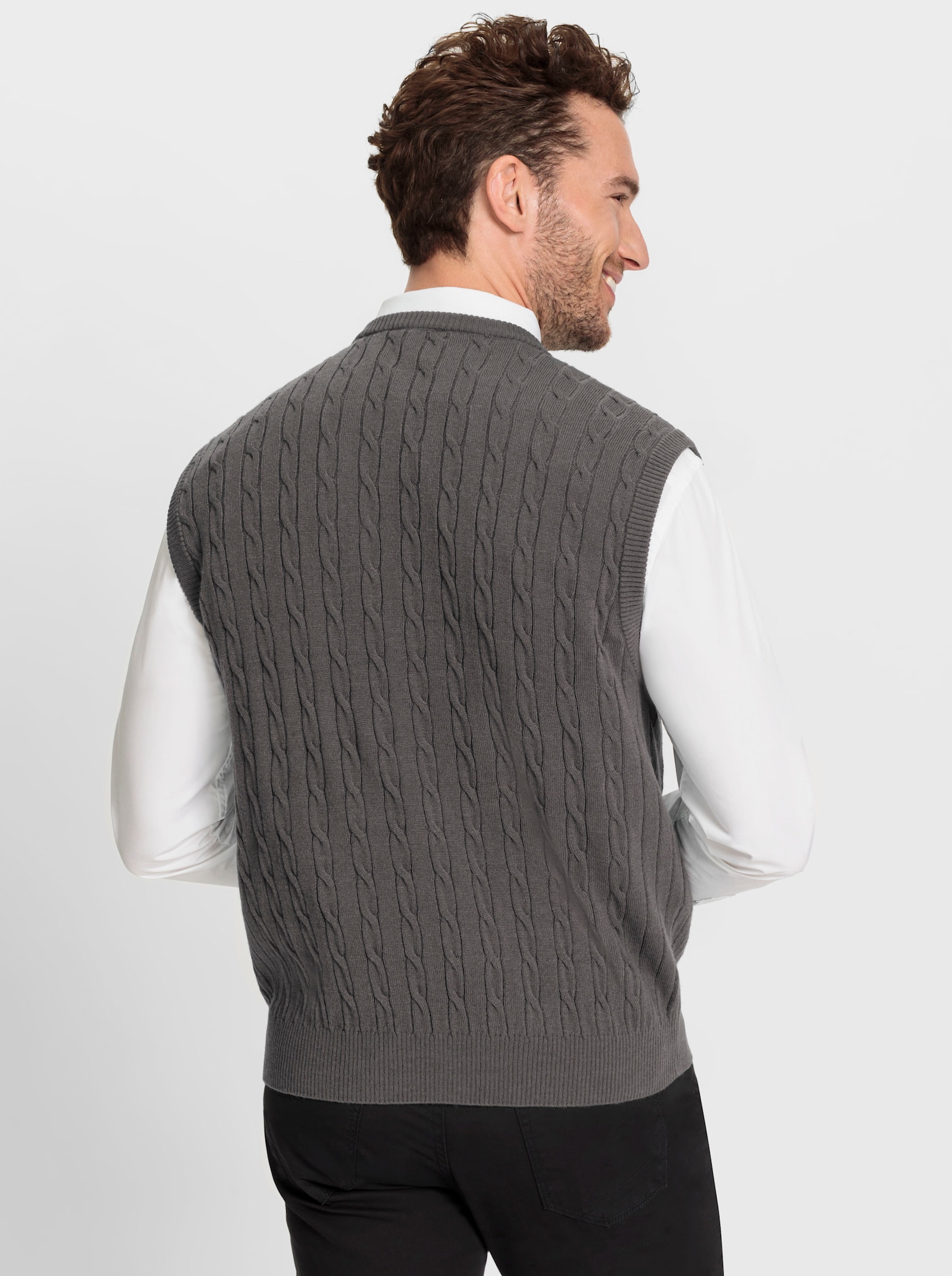 Marco Donati Pullunder - anthrazit