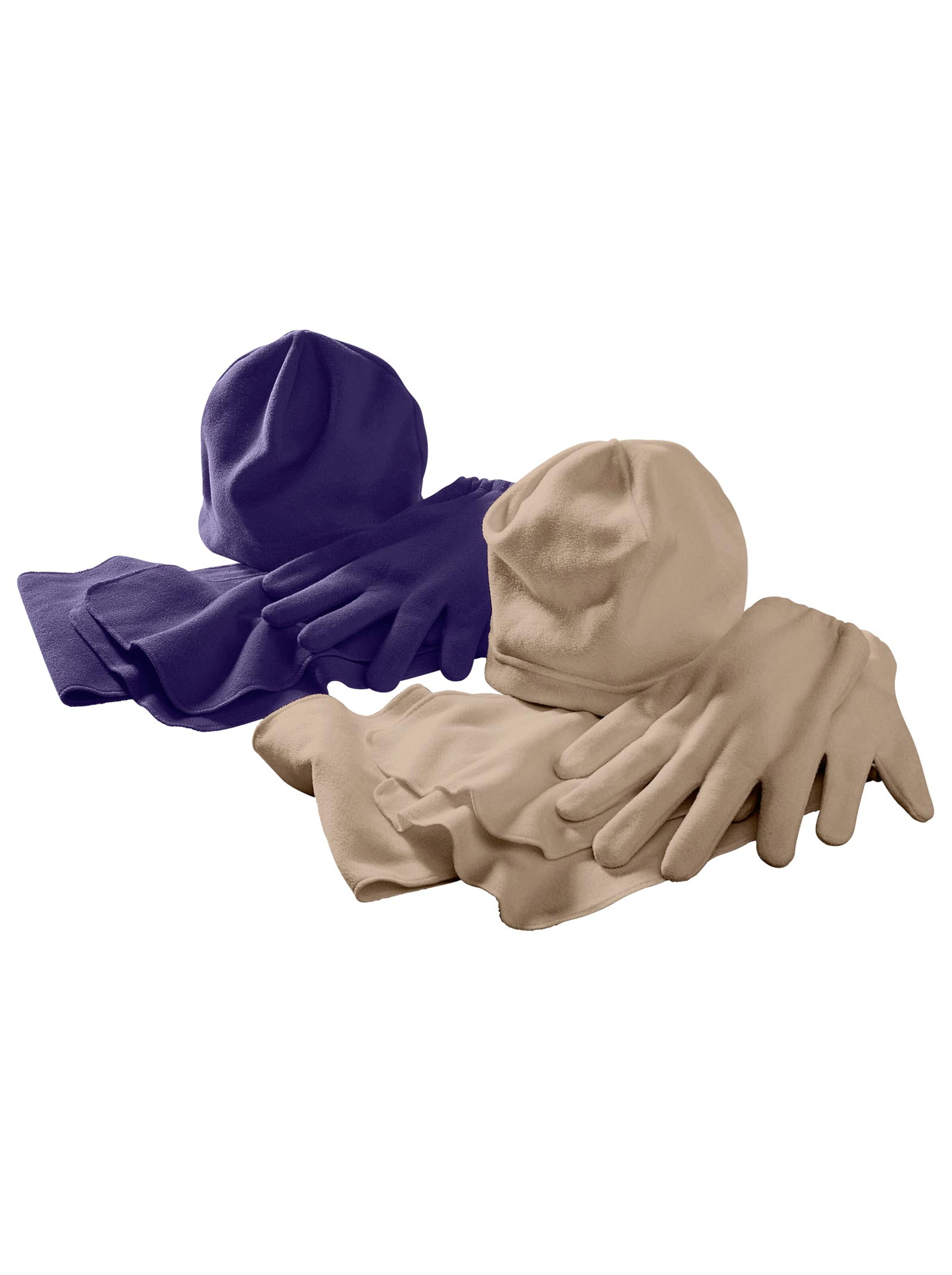 Fleece-Set - beige