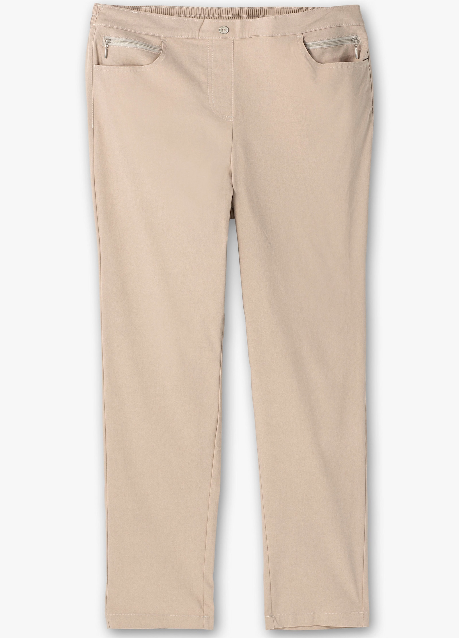 Bengalinhose mit Zierreißverschlüssen - sand