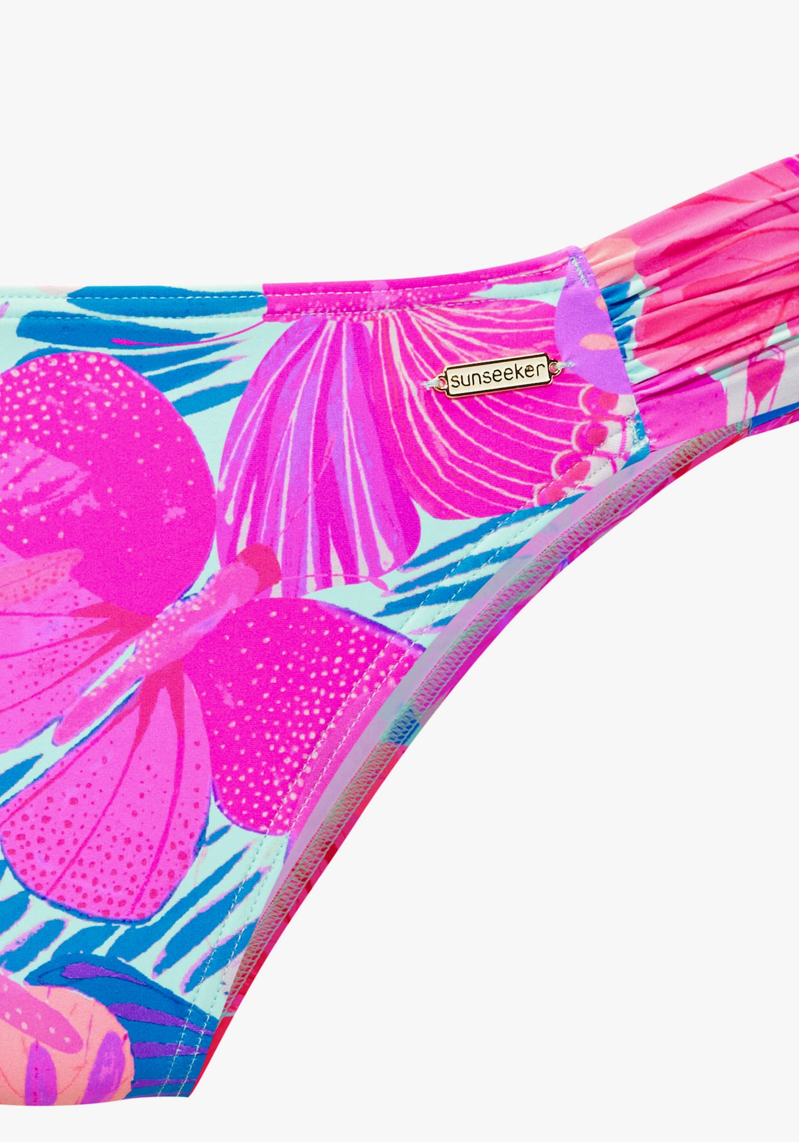 Sunseeker Bikini-Hose - pink-blau bedruckt