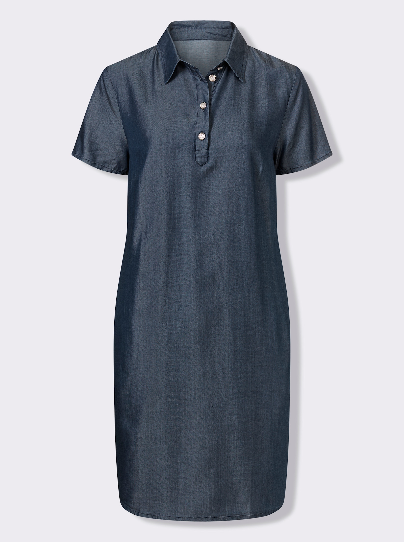 heine Polokleid mit Nahttaschen - dark blue