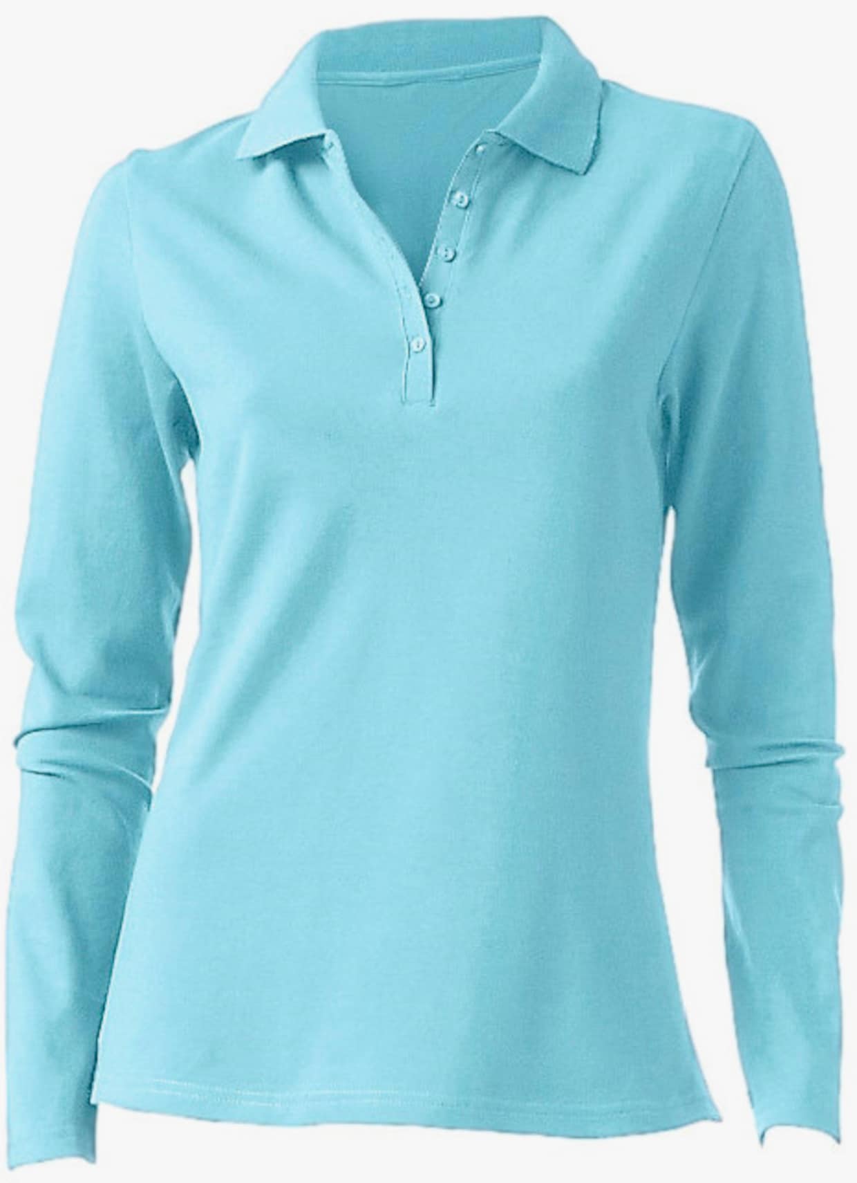 heine Polo à manches longues - turquoise