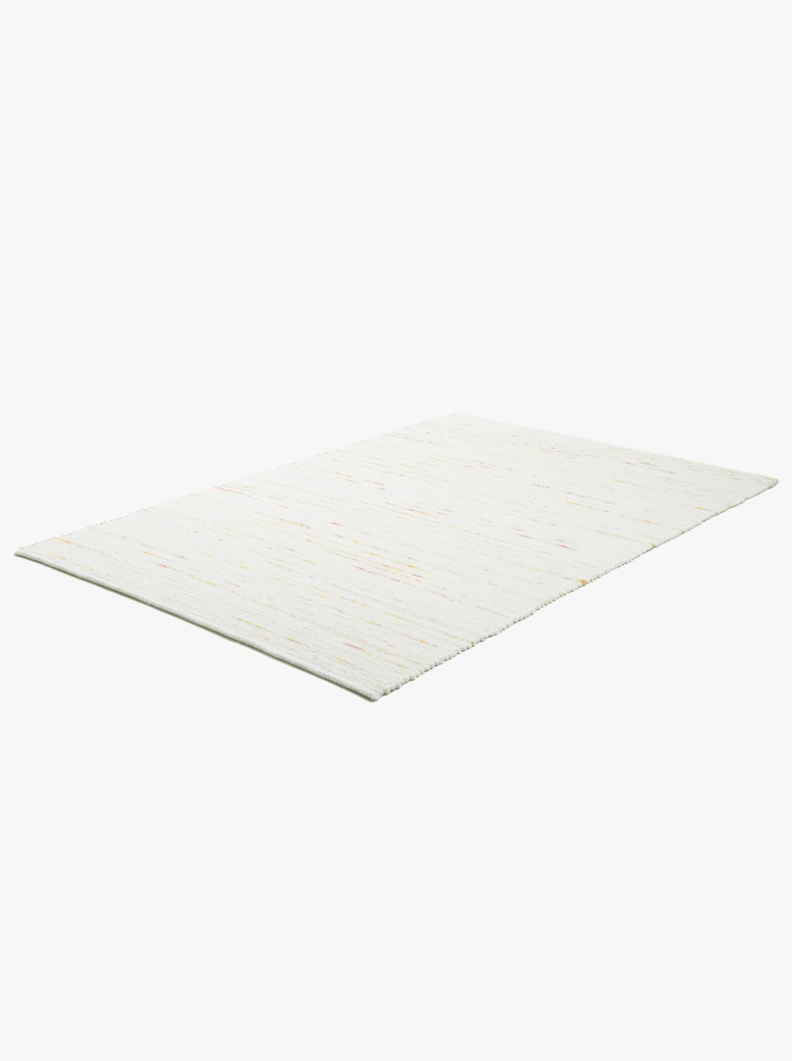 Theko Handwebteppich - ecru-bunt