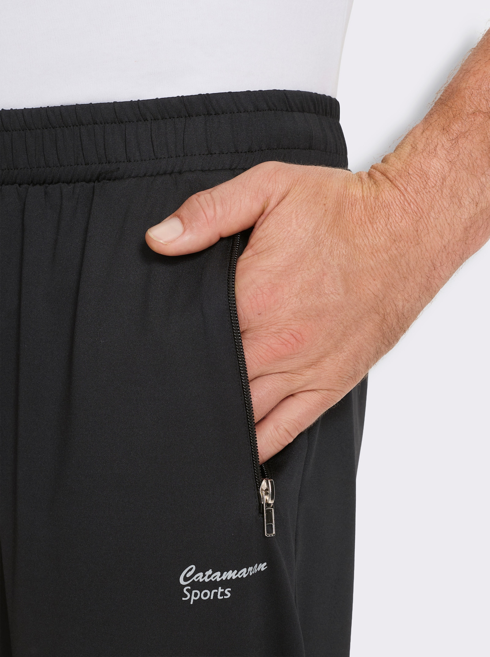 Catamaran Sports Freizeithose mit Seitenschlitzen - schwarz