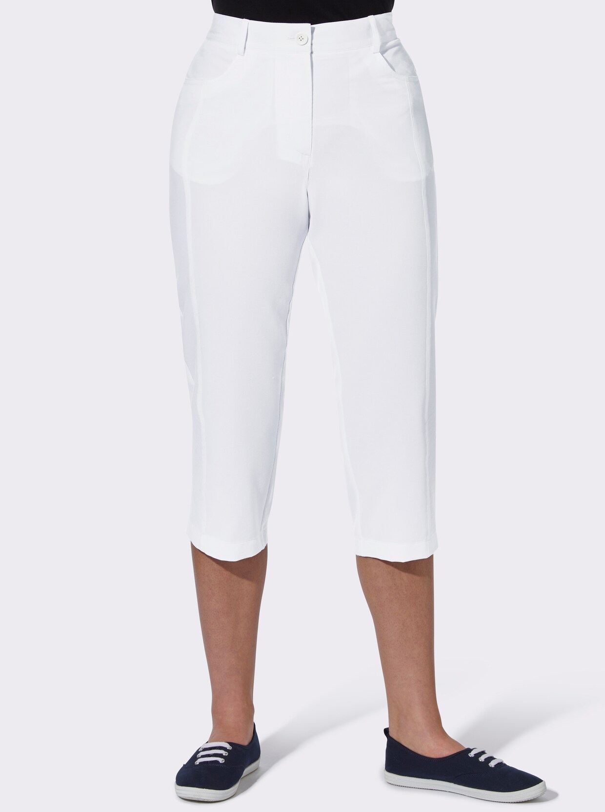 Caprihose - weiss