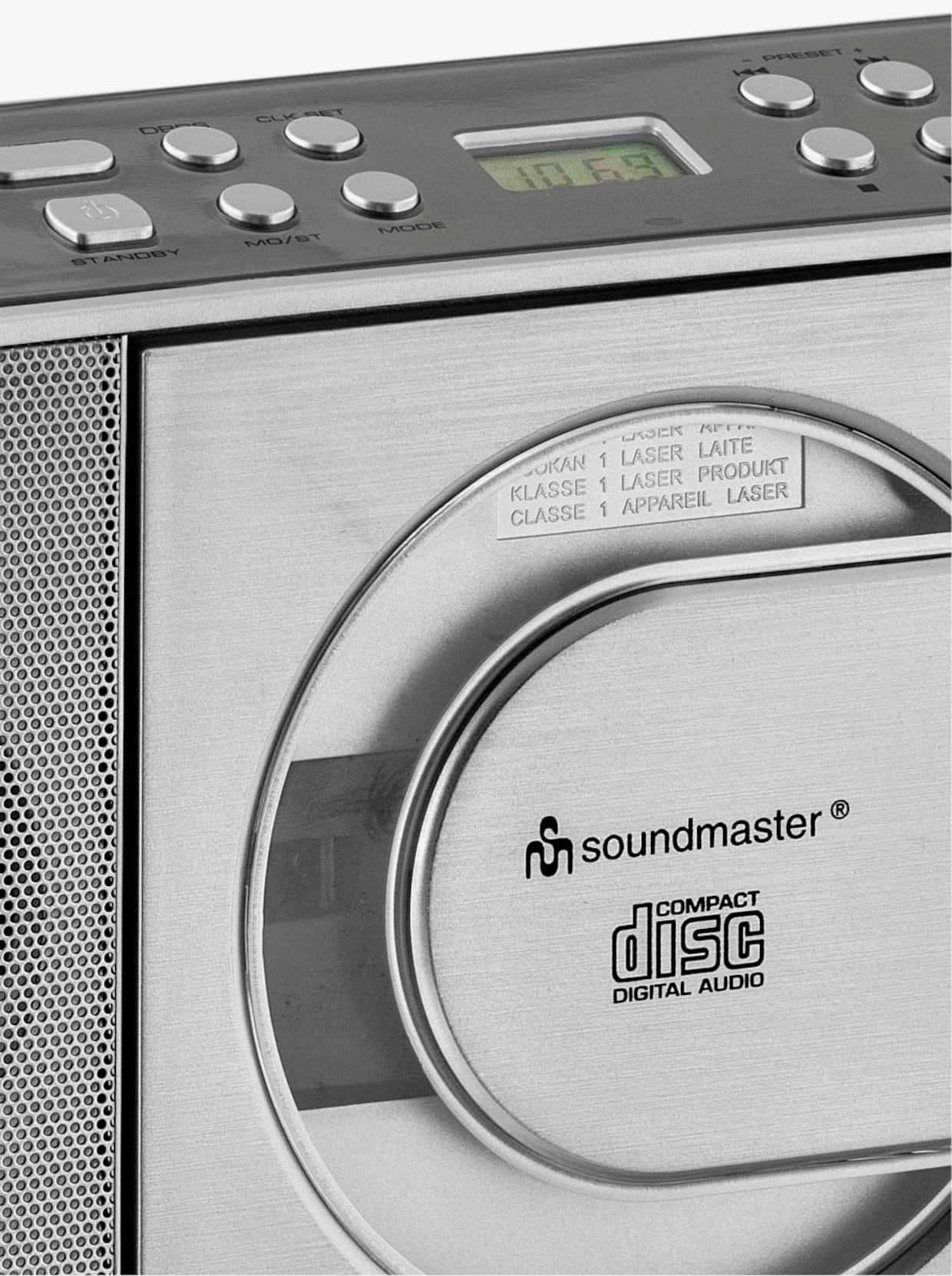 soundmaster Radio retro - couleur argenté