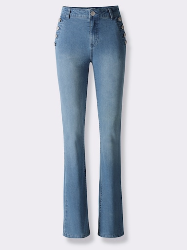 heine Bootcut-Jeans - blue-bleached