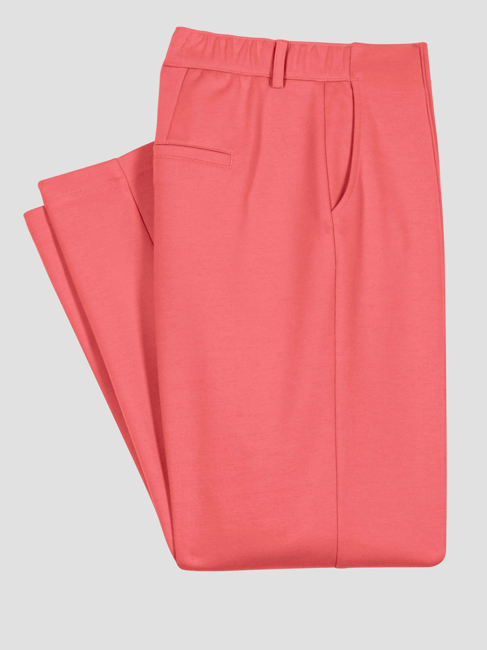 Jerseyhose mit Dehnbund hinten - koralle