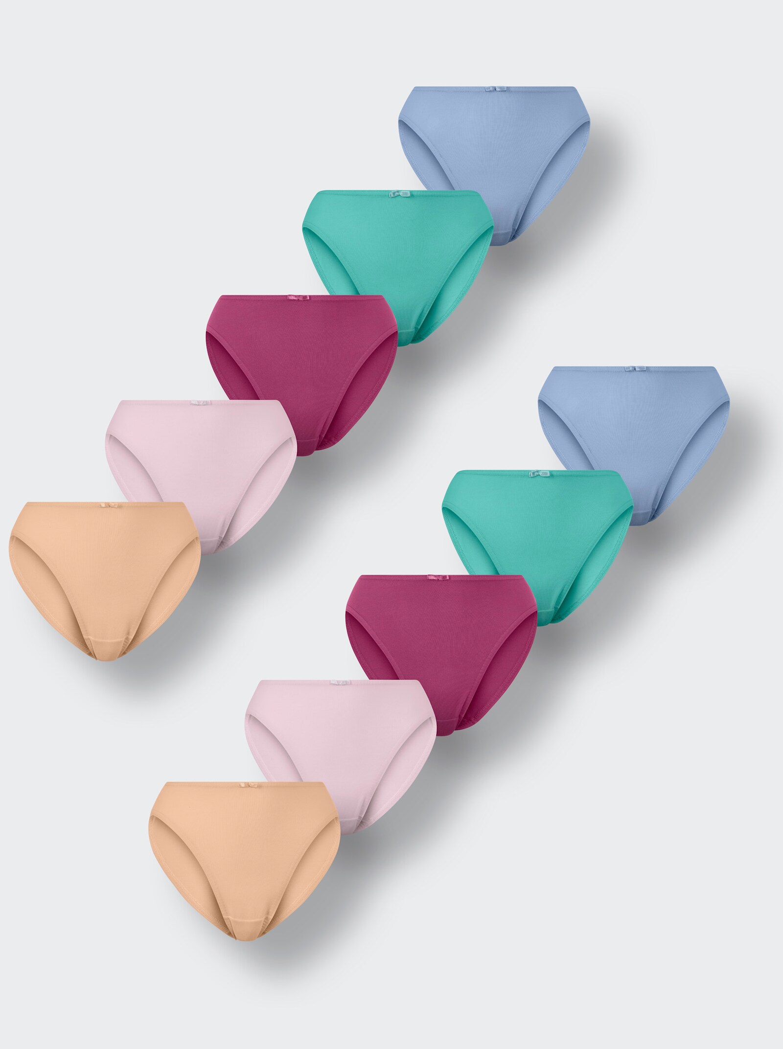 wäschepur Jazzpants mit Zierschleife vorne - farbig-sortiert